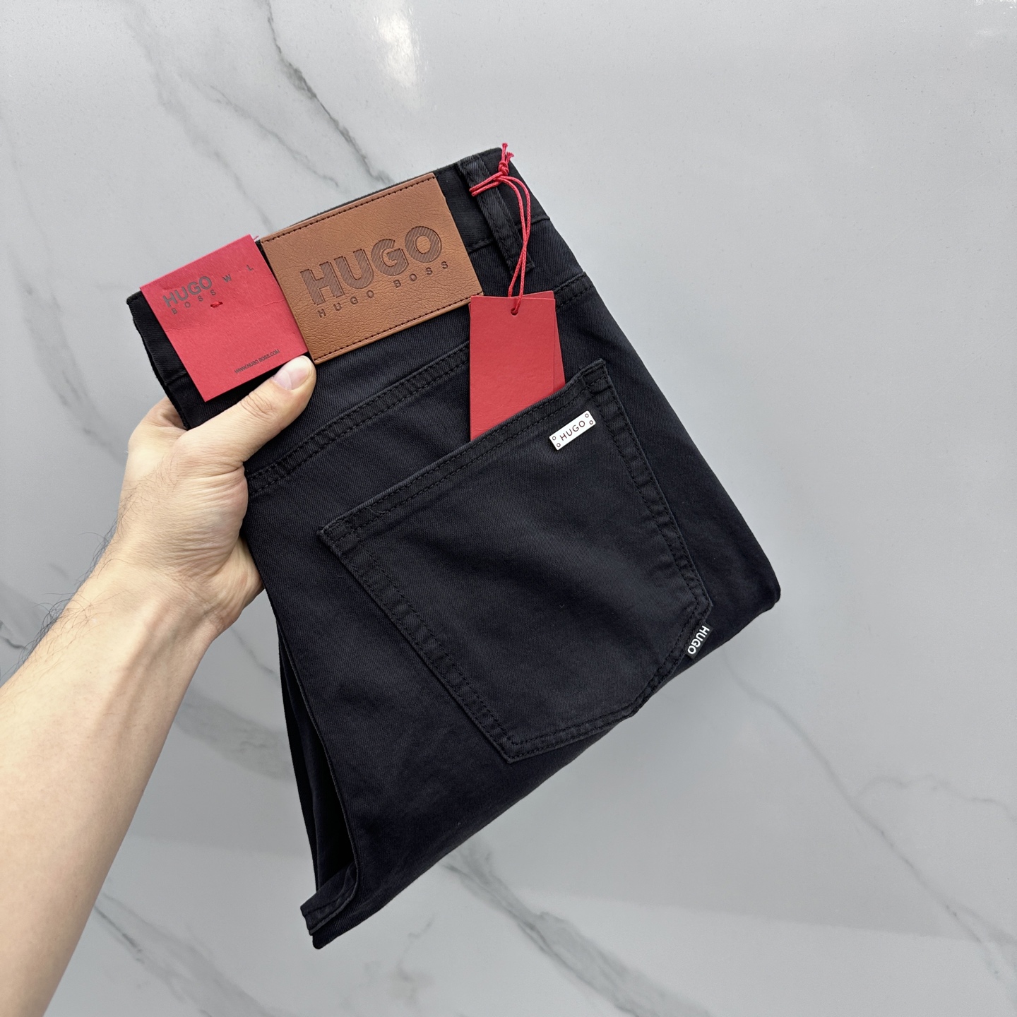 🆕HUGO 🔥高端定制、26早春新款牛仔裤 柜台同步发售 原版定制复刻 客供五金辅料 原单品质 进口固色