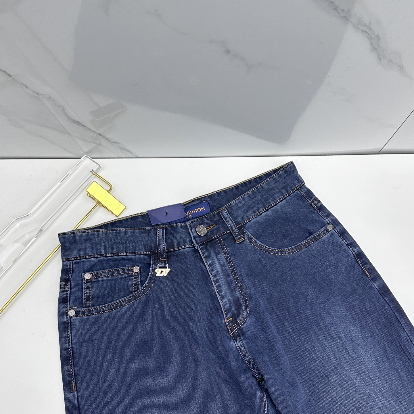 🆕LV路易威登 🔥高端定制、26早春新款牛仔裤 柜台同步发售 原版定制复刻 客供五金辅料 原单品质 进口