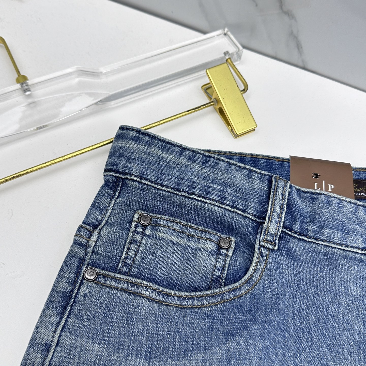 🆕Loro piana 🔥高端定制、26早春新款牛仔裤 柜台同步发售 原版定制复刻 客供五金辅料 原单品