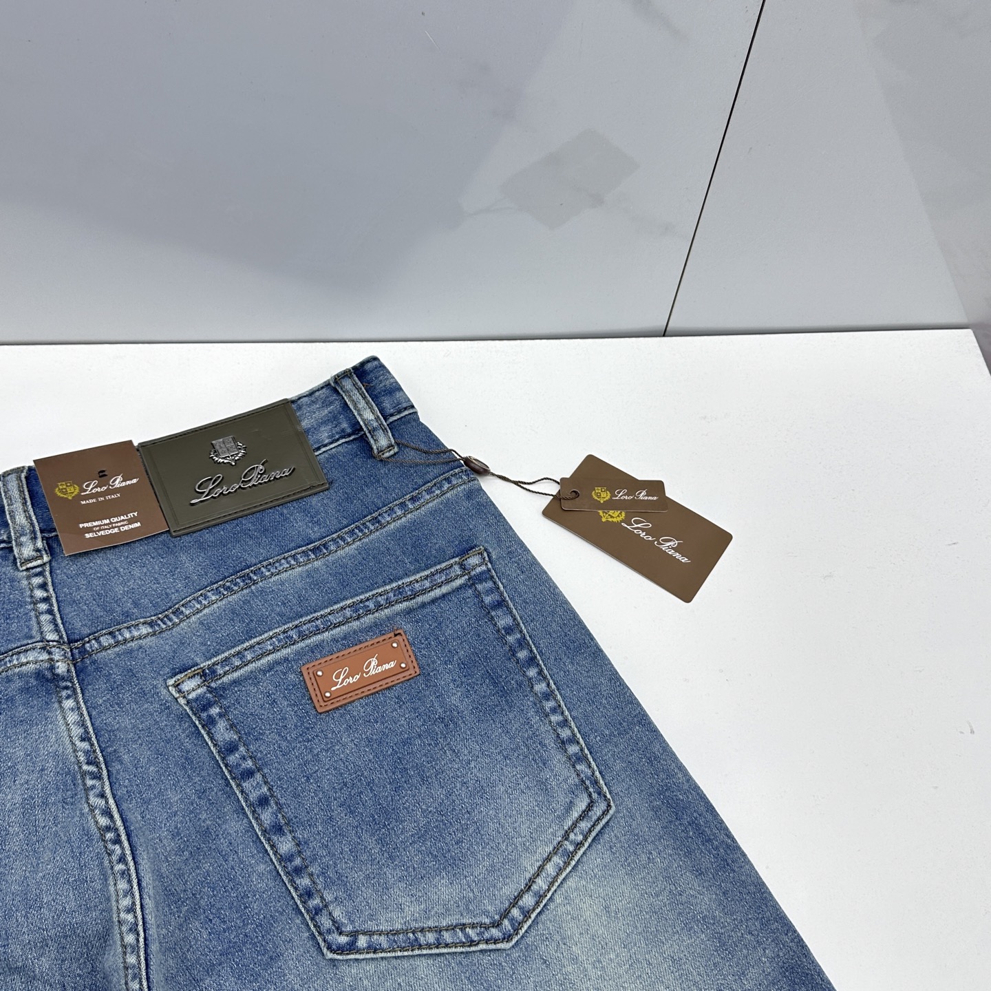 🆕Loro piana 🔥高端定制、26早春新款牛仔裤 柜台同步发售 原版定制复刻 客供五金辅料 原单品
