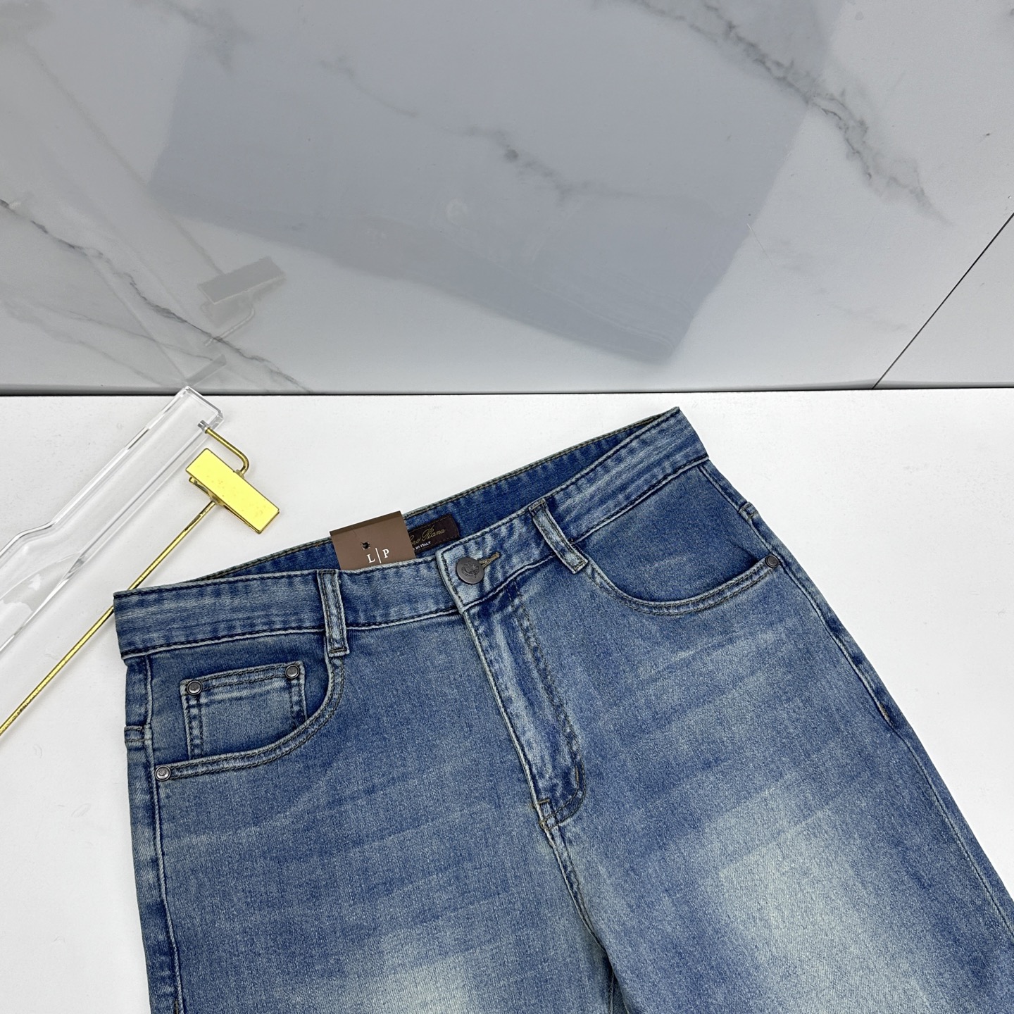 🆕Loro piana 🔥高端定制、26早春新款牛仔裤 柜台同步发售 原版定制复刻 客供五金辅料 原单品