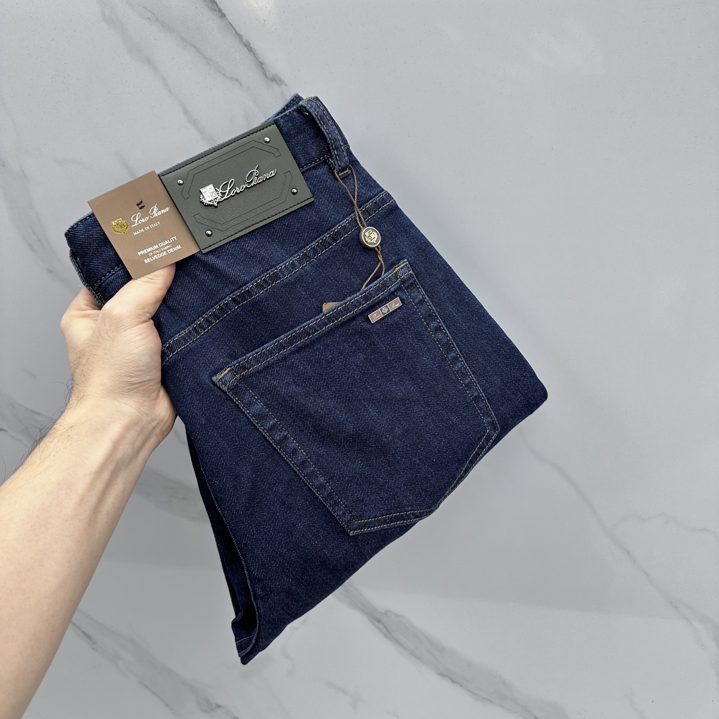 🆕Loro piana 🔥高端定制、26早春新款牛仔裤 柜台同步发售 原版定制复刻 客供五金辅料 原单品