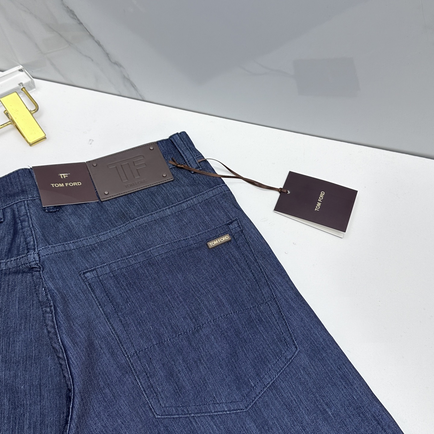 🆕TOM FORD 🔥高端定制、26早春新款薄款牛仔裤 柜台同步发售 原版定制复刻 客供五金辅料 原单品