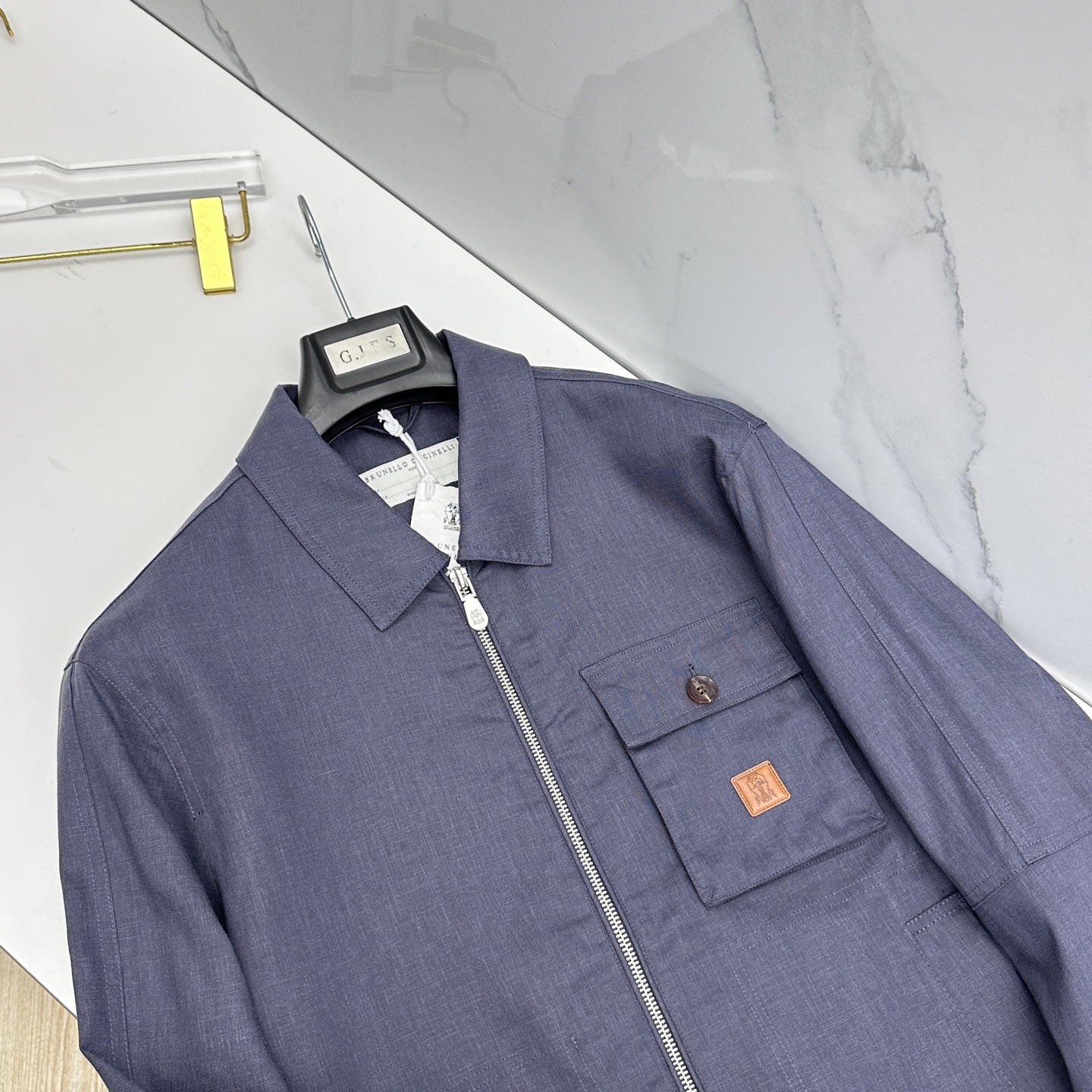 🆕BC 2026早春轻奢老钱风系列，最新时尚翻领夹克外套.胸前口袋皮牌logo，处处细节显工艺足够的高级