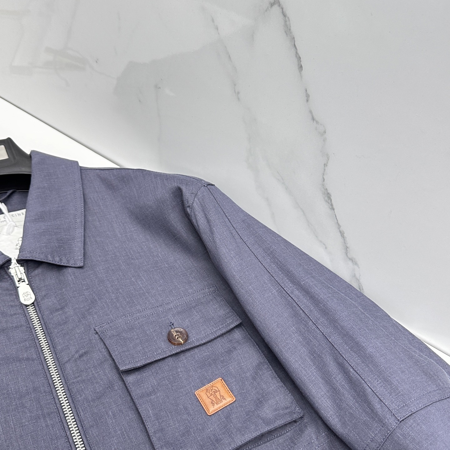 🆕BC 2026早春轻奢老钱风系列，最新时尚翻领夹克外套.胸前口袋皮牌logo，处处细节显工艺足够的高级