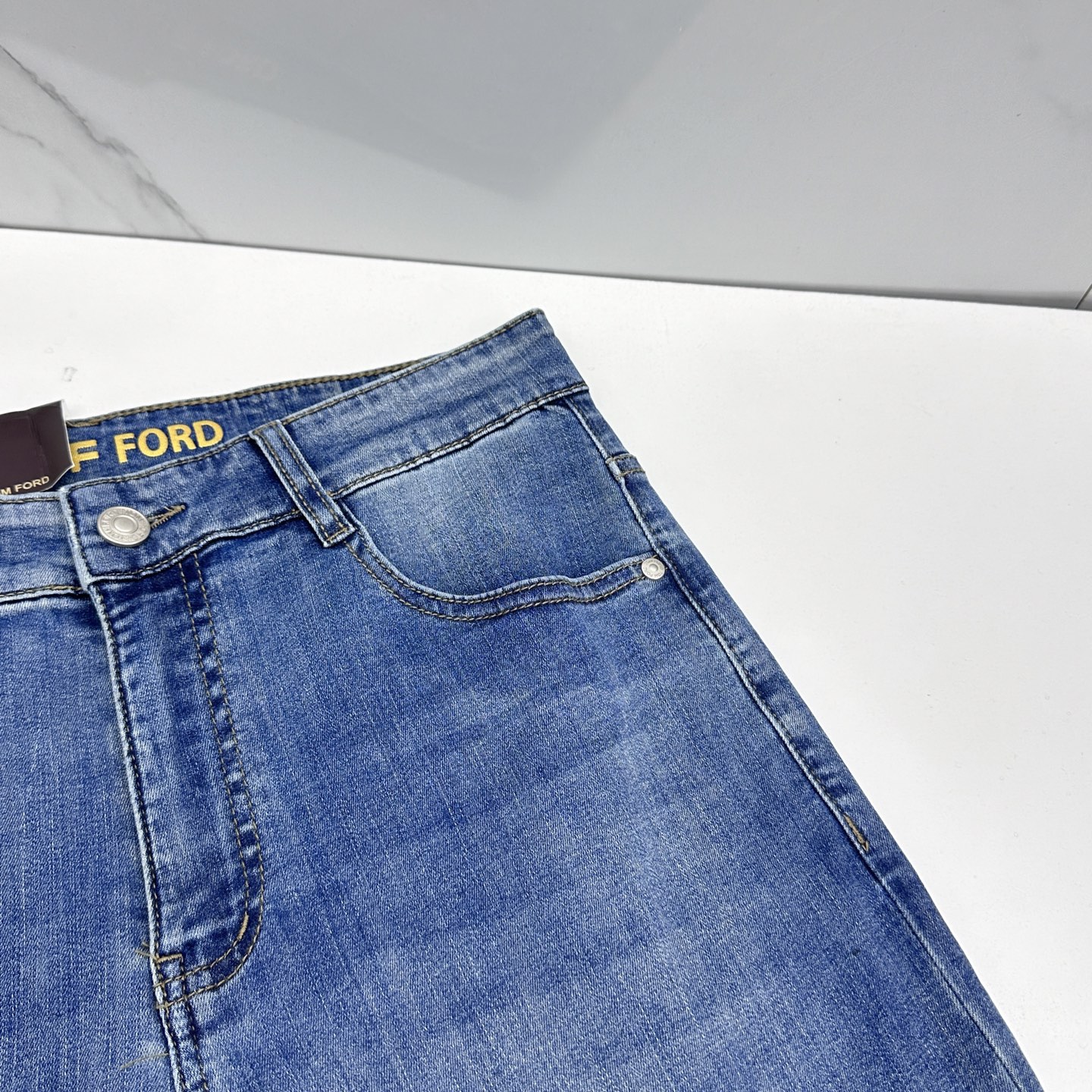 🆕TOM FORD 🔥高端定制、26早春新款薄款牛仔裤 柜台同步发售 原版定制复刻 客供五金辅料 原单品