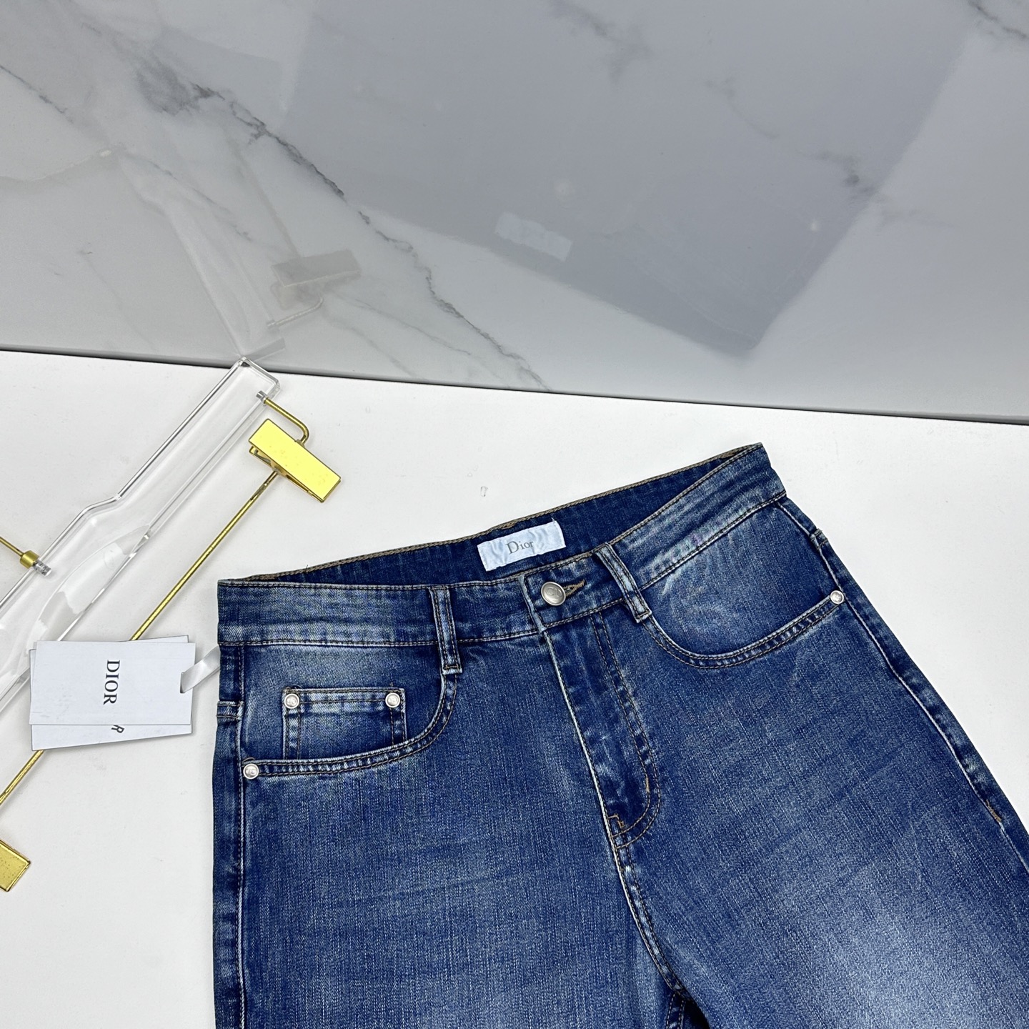 🆕Dior迪奥 🔥高端定制、26早春新款薄款牛仔裤 柜台同步发售 原版定制复刻 客供五金辅料 原单品质 