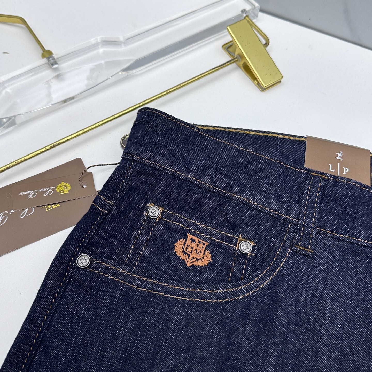🆕Loro piana 🔥高端定制、26早春新款薄款牛仔裤 柜台同步发售 原版定制复刻 客供五金辅料 原