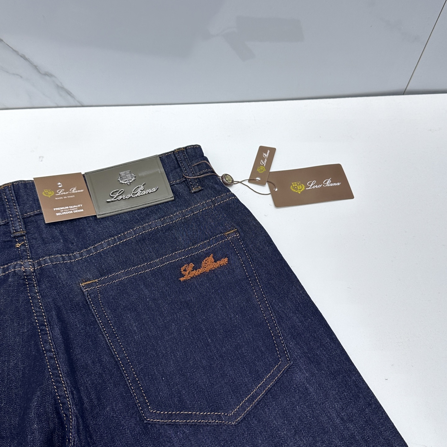 🆕Loro piana 🔥高端定制、26早春新款薄款牛仔裤 柜台同步发售 原版定制复刻 客供五金辅料 原