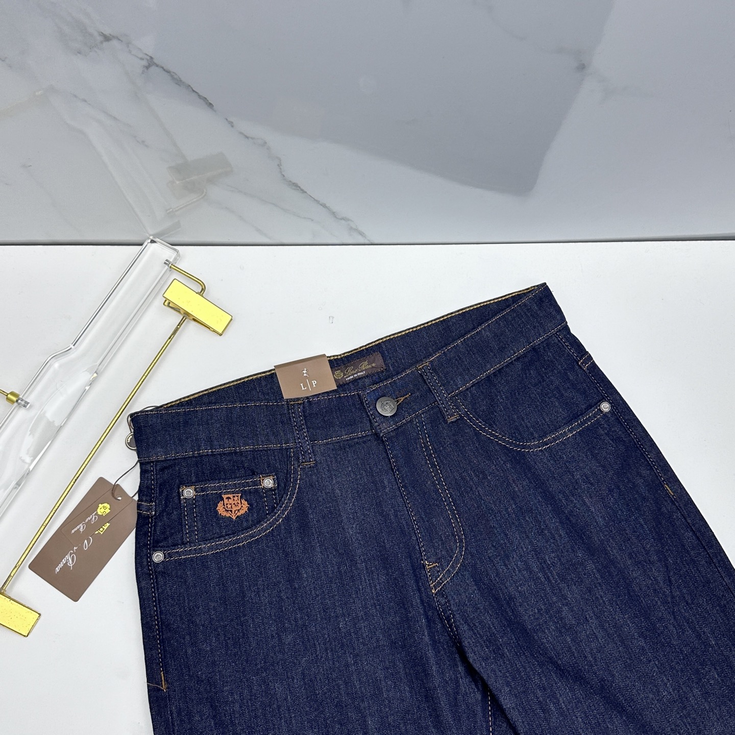 🆕Loro piana 🔥高端定制、26早春新款薄款牛仔裤 柜台同步发售 原版定制复刻 客供五金辅料 原
