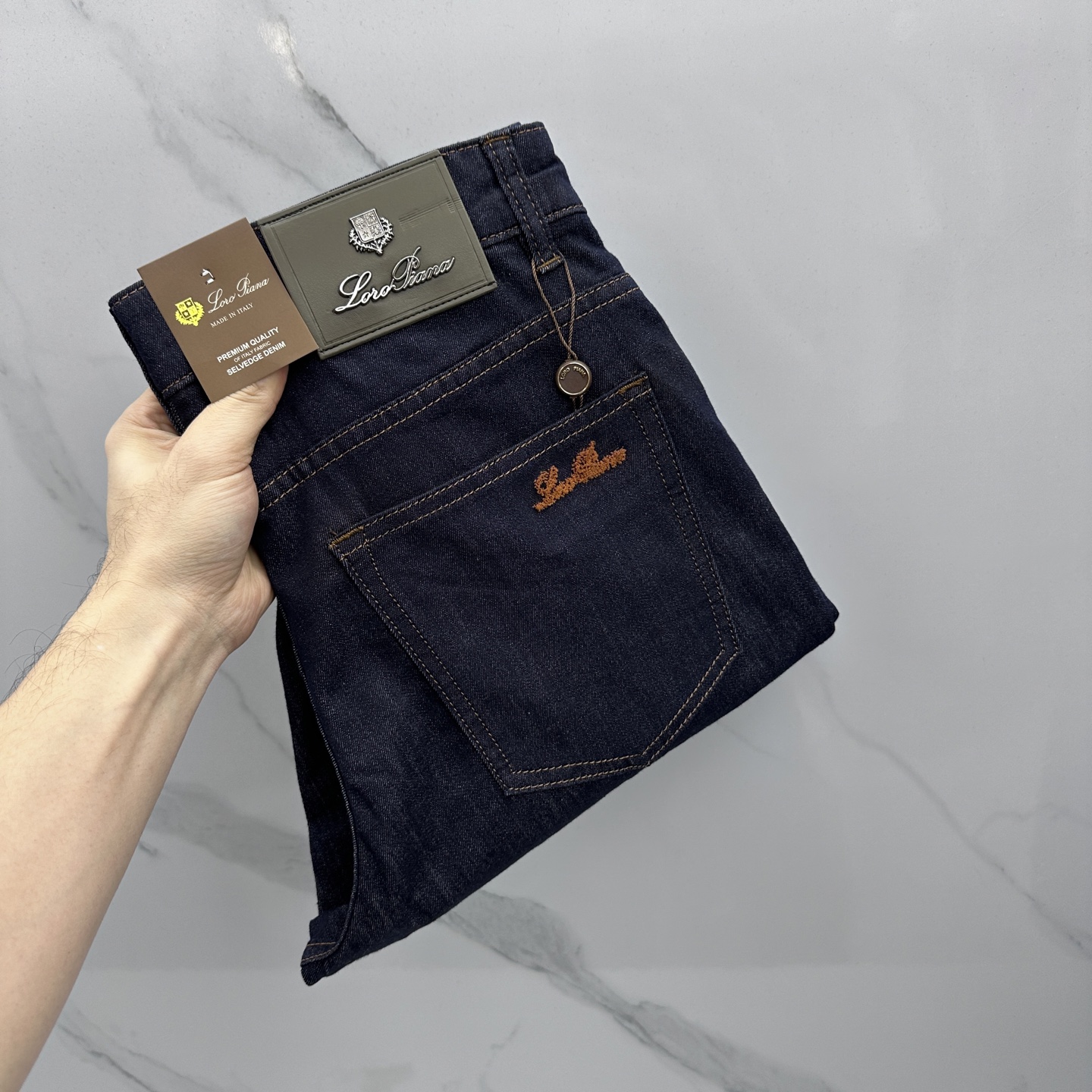 🆕Loro piana 🔥高端定制、26早春新款薄款牛仔裤 柜台同步发售 原版定制复刻 客供五金辅料 原