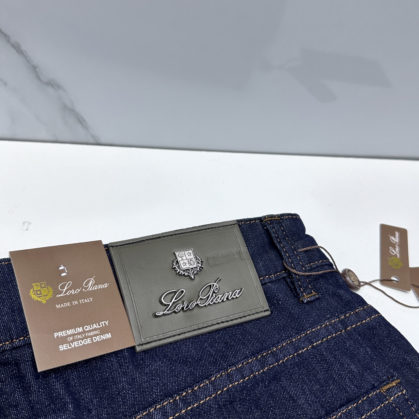 🆕Loro piana 🔥高端定制、26早春新款薄款牛仔裤 柜台同步发售 原版定制复刻 客供五金辅料 原