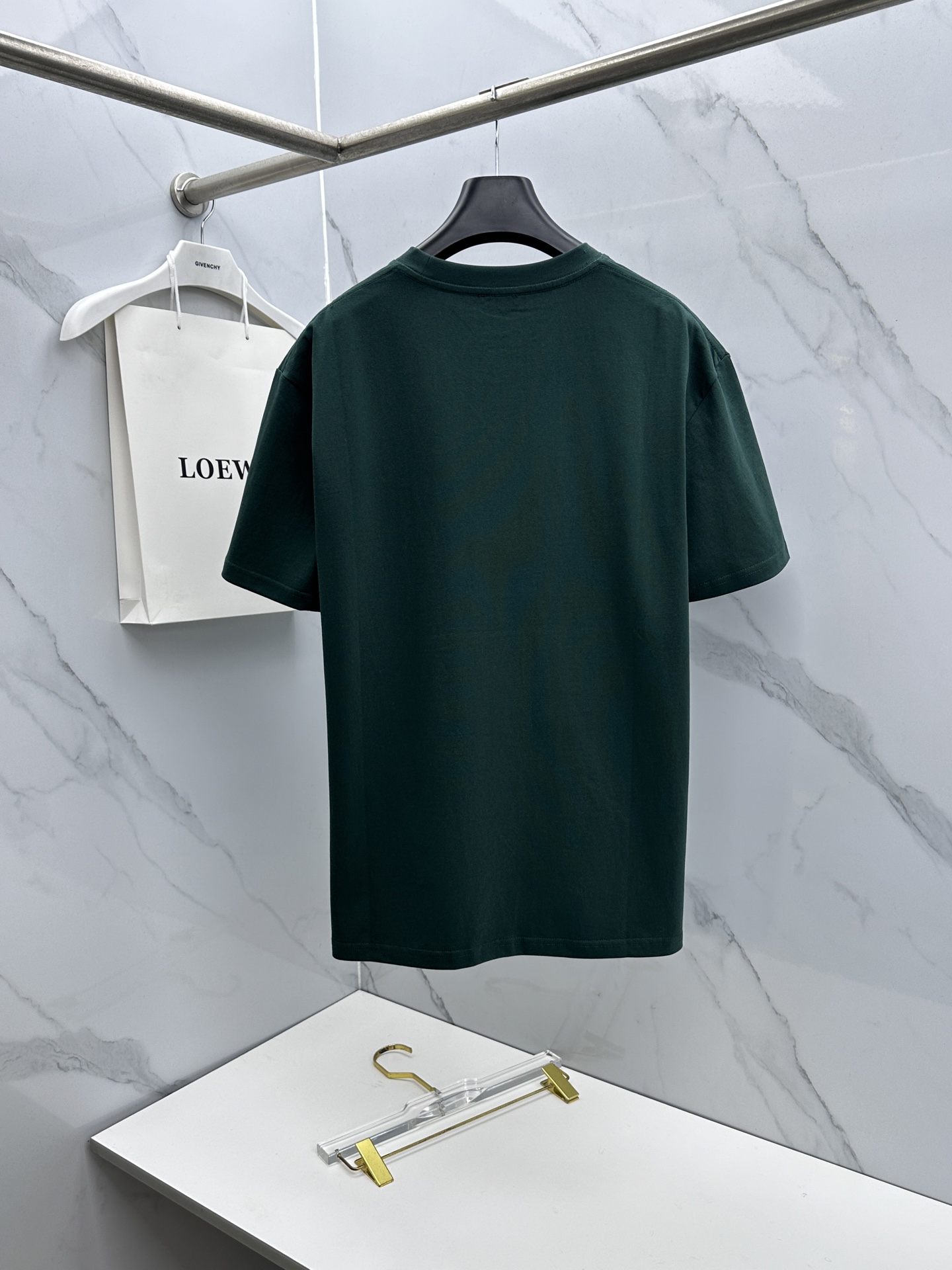🆕Dior迪奥 微阔 新款首发专柜最新款短袖圆领T恤 高端订制 胸前品牌logo重工艺设计 高端长绒棉面
