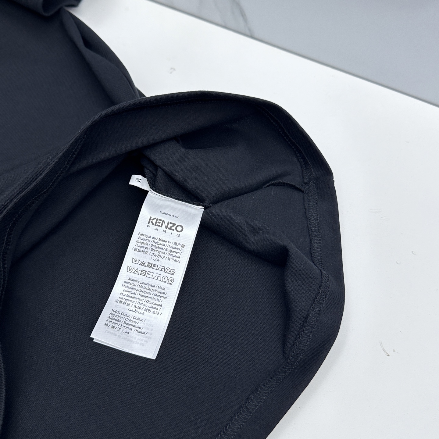 🆕KENZO 微阔 新款首发专柜最新款短袖圆领T恤 高端订制 胸前品牌logo重工艺设计 高端长绒棉面料