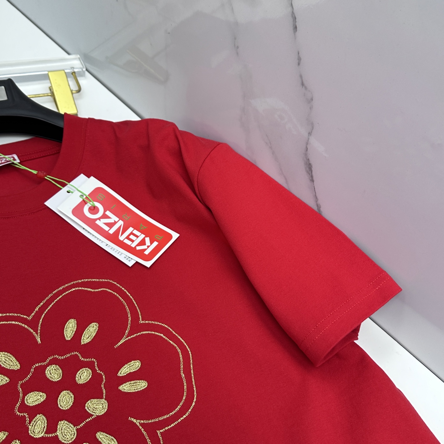 🆕KENZO 微阔 新款首发专柜最新款短袖圆领T恤 高端订制 胸前品牌logo重工艺设计 高端长绒棉面料