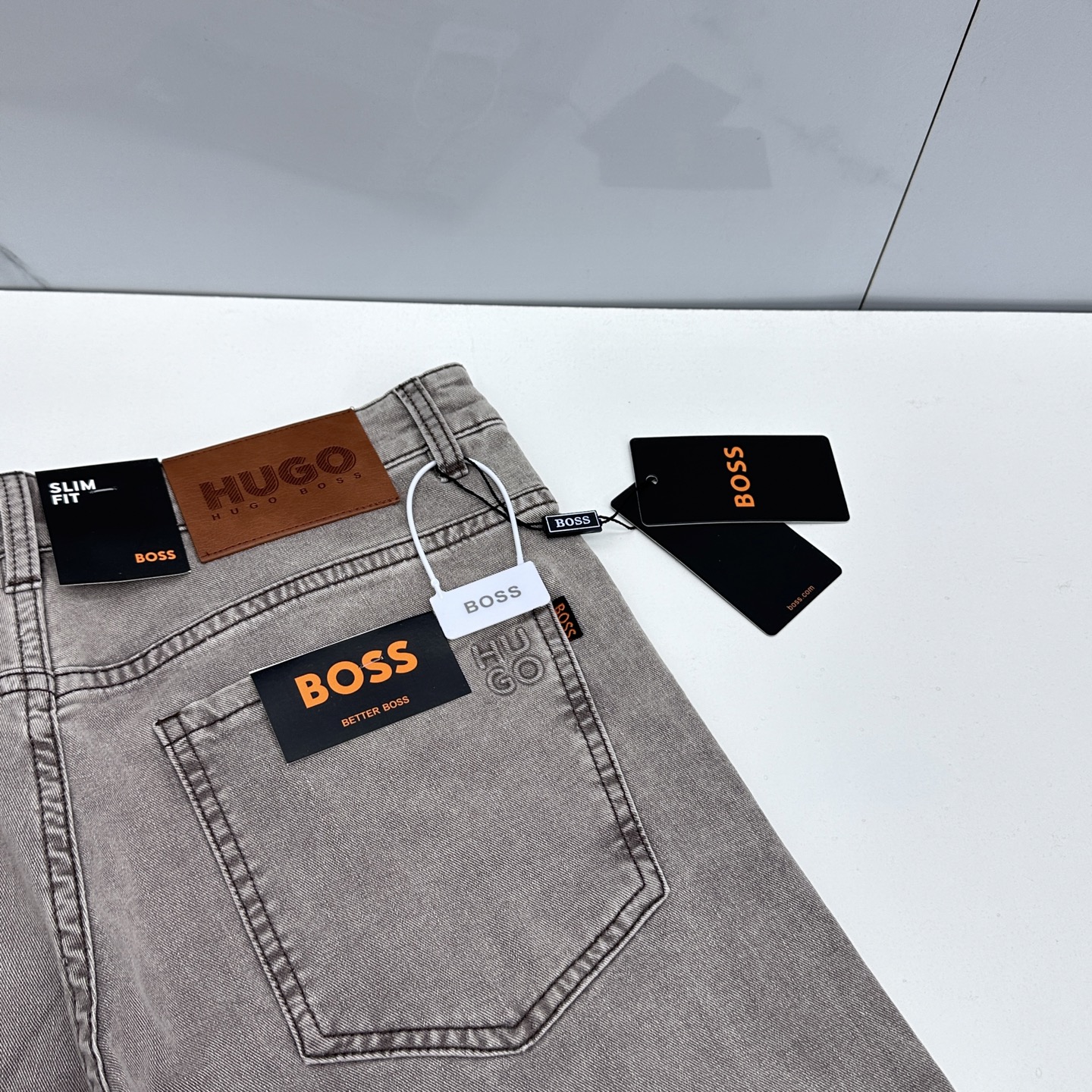 🆕BOSS 🔥高端定制、26早春新款薄款牛仔裤 柜台同步发售 原版定制复刻 客供五金辅料 原单品质 进口