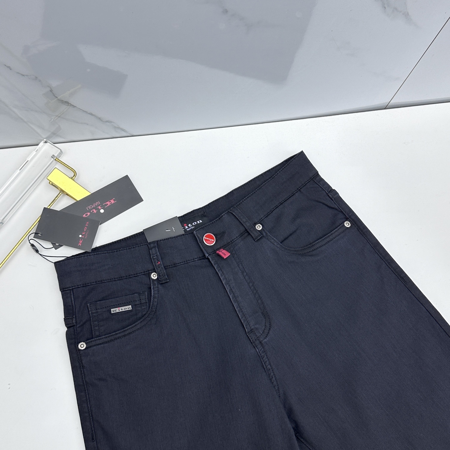 🆕Kiton 🔥高端定制、26早春新款薄款牛仔裤 柜台同步发售 原版定制复刻 客供五金辅料 原单品质 进