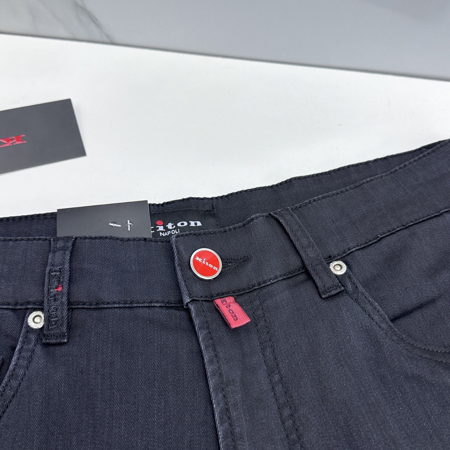 🆕Kiton 🔥高端定制、26早春新款薄款牛仔裤 柜台同步发售 原版定制复刻 客供五金辅料 原单品质 进
