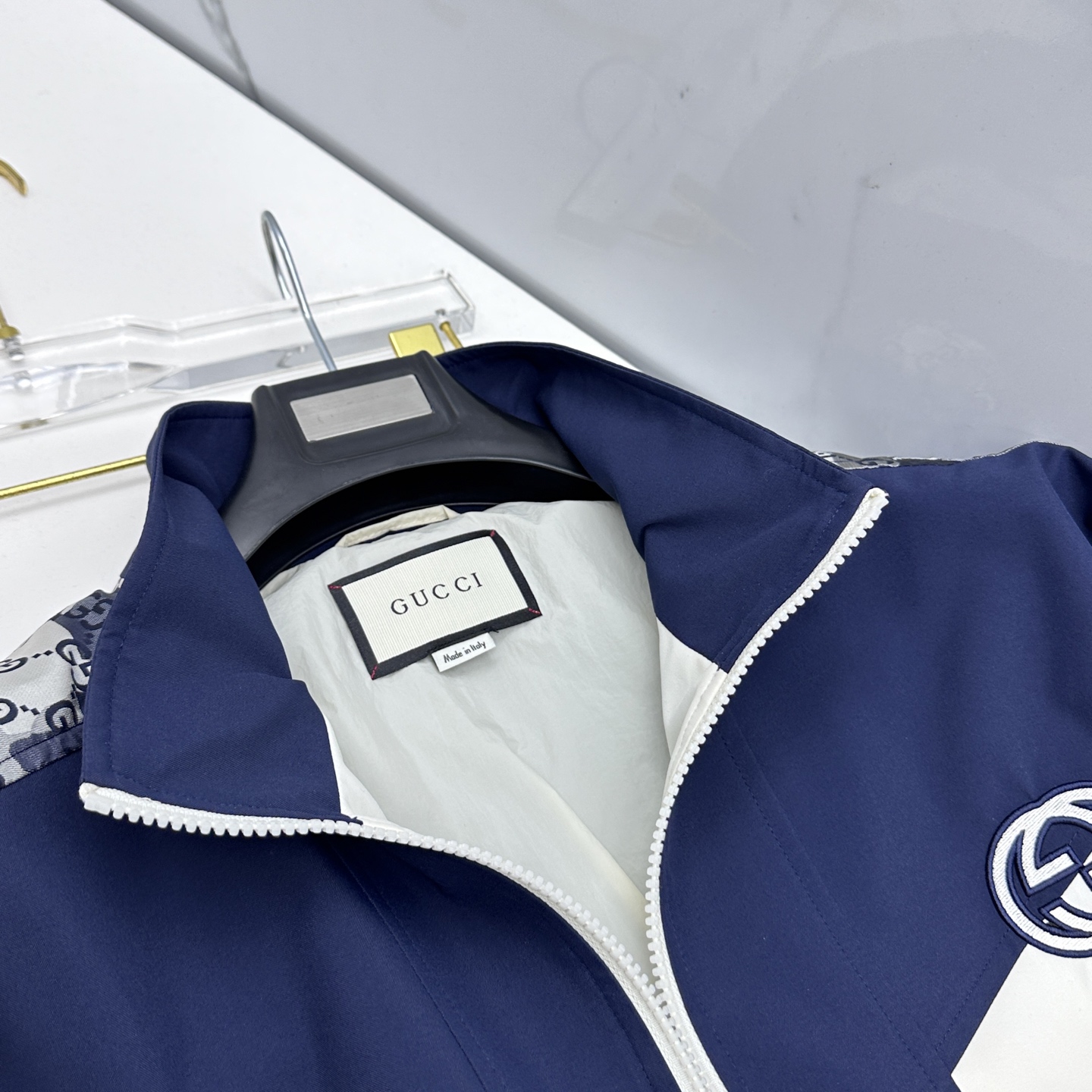 🆕Gucci古驰 2026早春休闲系列，最新时尚立领夹克外套.提花织带，拼接撞色。处处细节显工艺足够的高