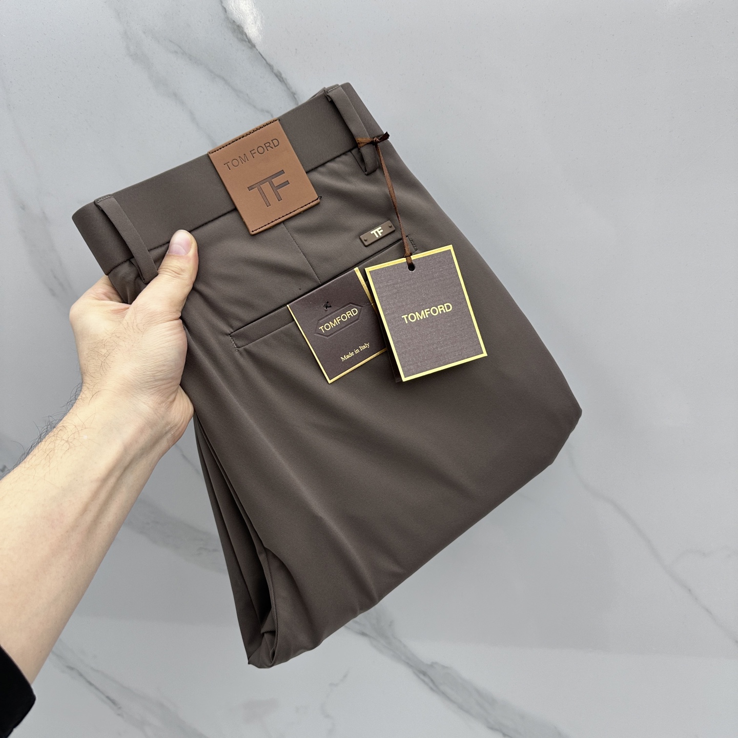 🆕TOM FORD 春夏新品休闲裤西裤，官网同步发售，裤身工艺设计，客供辅料、面料定制，柔软丝滑，代工厂