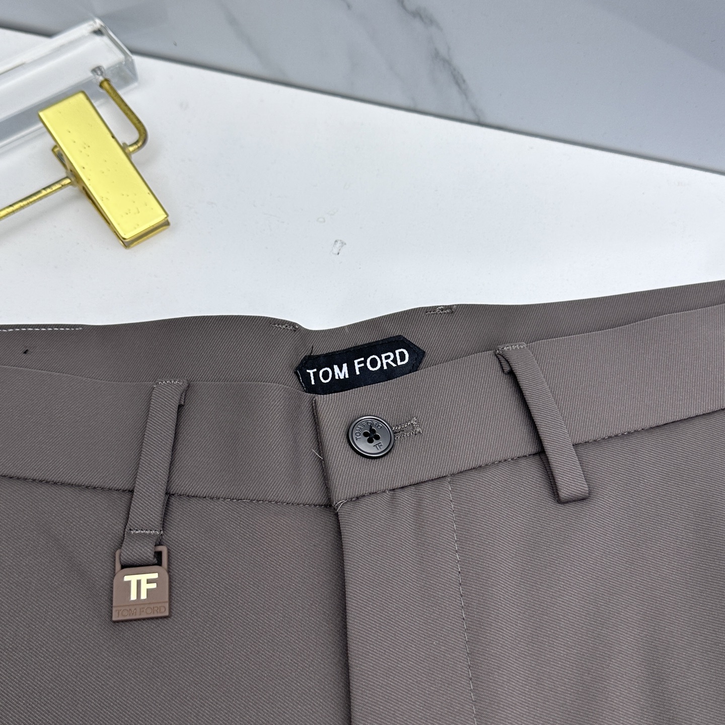 🆕TOM FORD 春夏新品休闲裤西裤，官网同步发售，裤身工艺设计，客供辅料、面料定制，柔软丝滑，代工厂