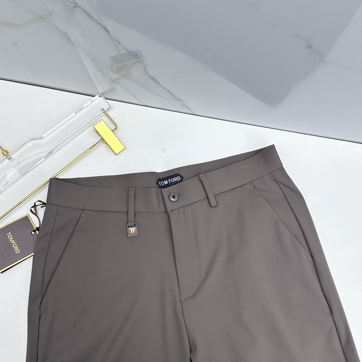 🆕TOM FORD 春夏新品休闲裤西裤，官网同步发售，裤身工艺设计，客供辅料、面料定制，柔软丝滑，代工厂