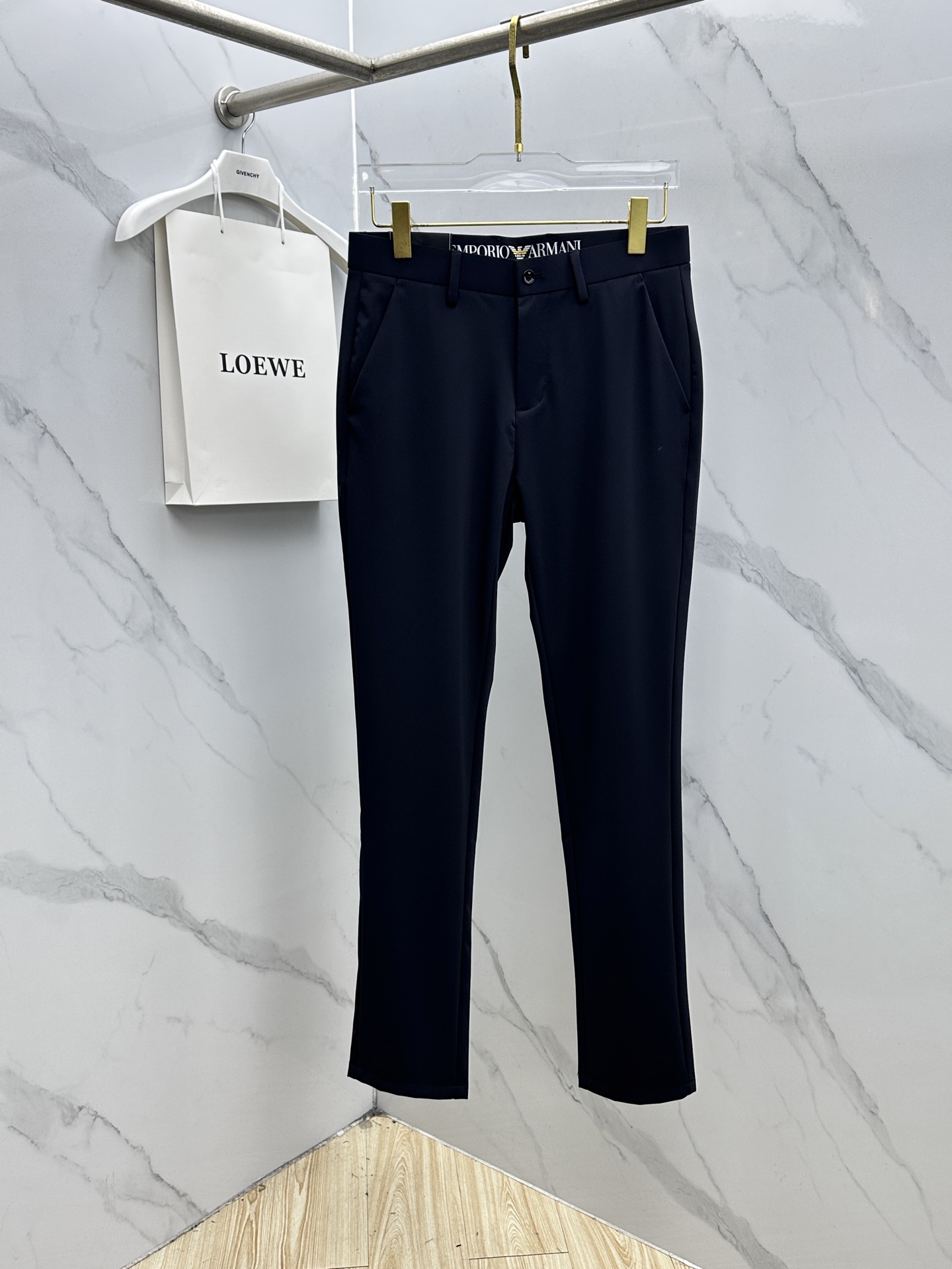 🆕Amani阿玛尼 春夏新品休闲裤西裤，官网同步发售，裤身工艺设计，客供辅料、面料定制，柔软丝滑，代工厂