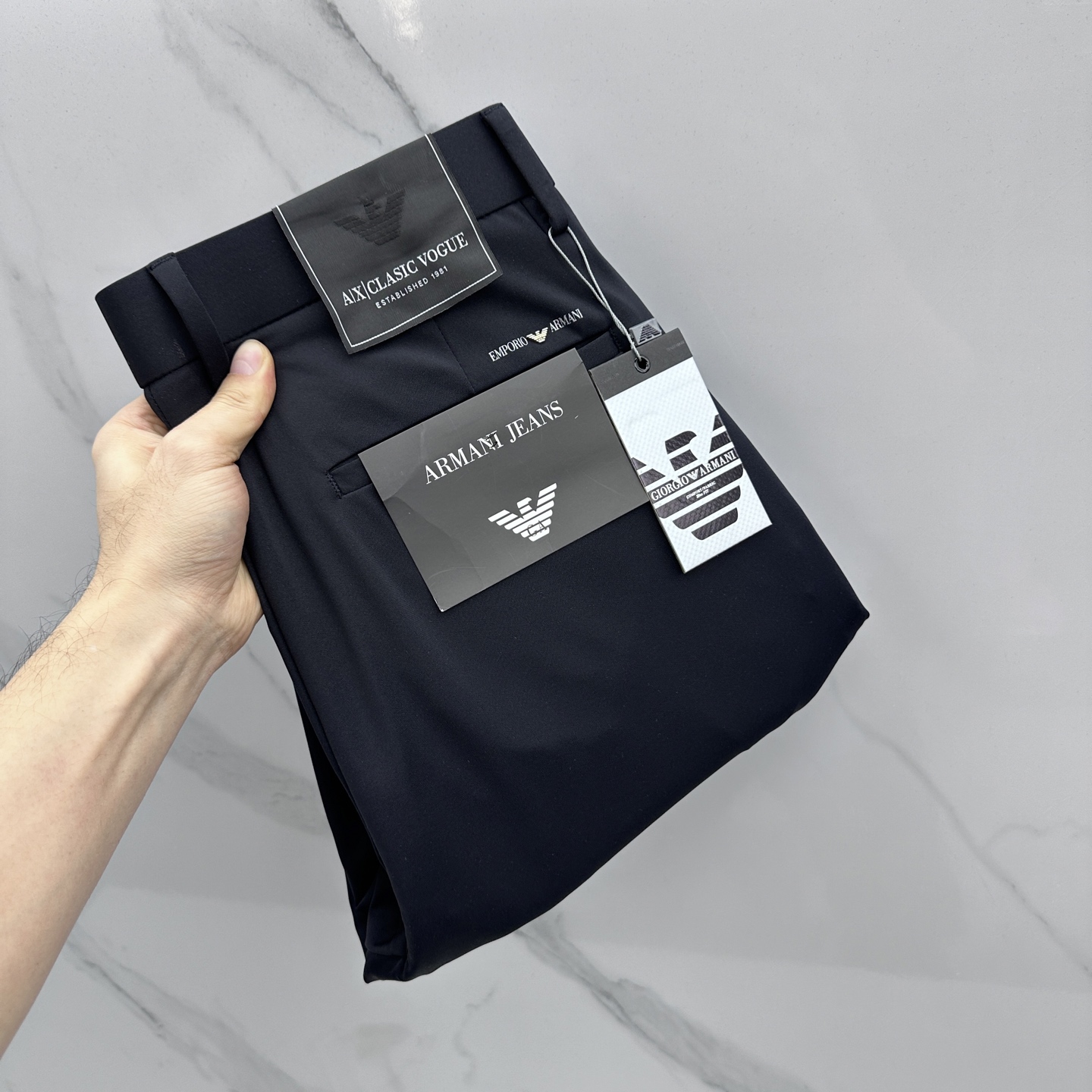 🆕Amani阿玛尼 春夏新品休闲裤西裤，官网同步发售，裤身工艺设计，客供辅料、面料定制，柔软丝滑，代工厂