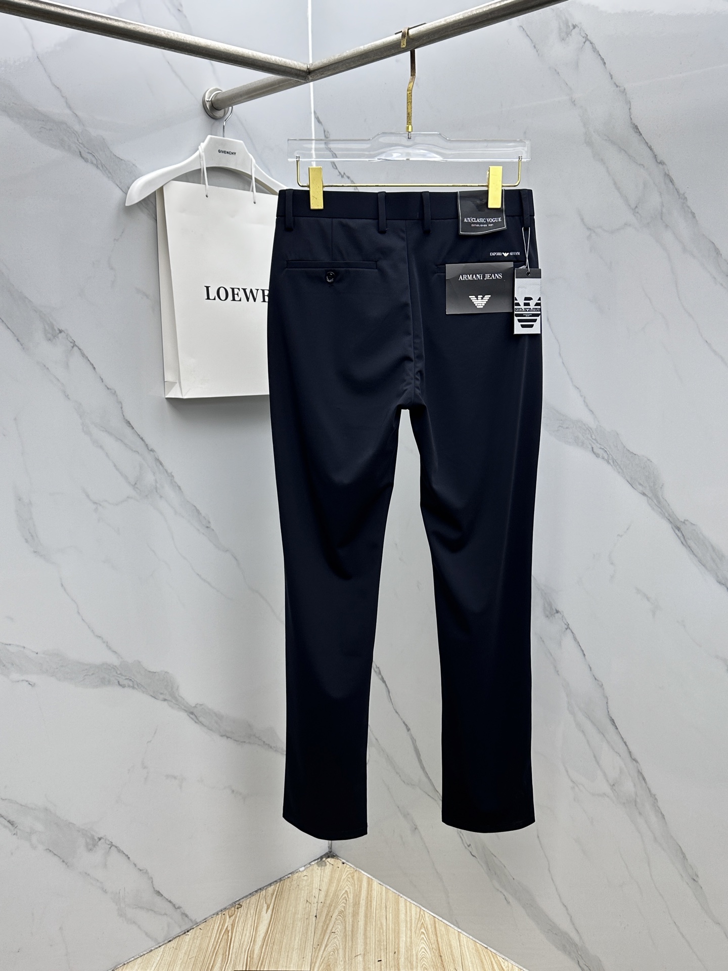 🆕Amani阿玛尼 春夏新品休闲裤西裤，官网同步发售，裤身工艺设计，客供辅料、面料定制，柔软丝滑，代工厂