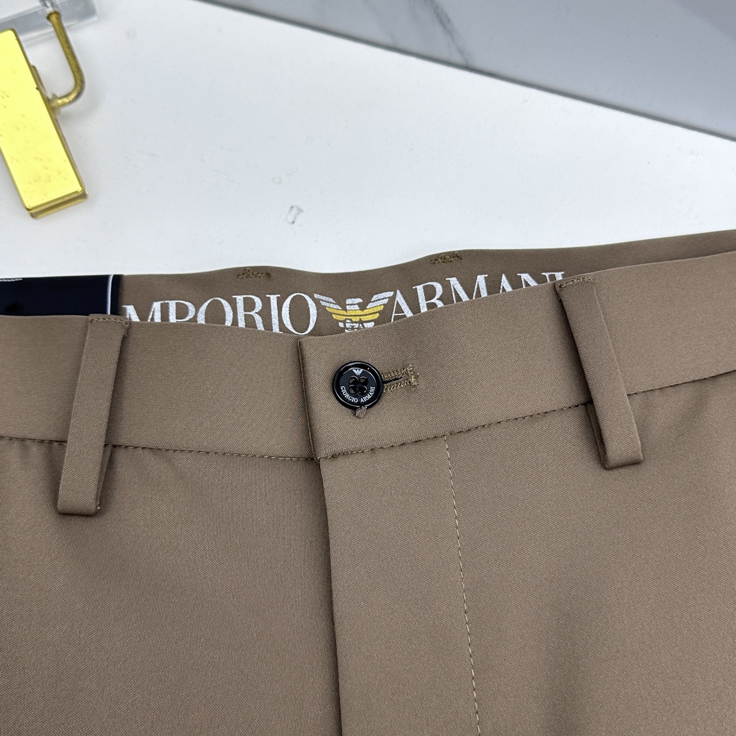 🆕Amani阿玛尼 春夏新品休闲裤西裤，官网同步发售，裤身工艺设计，客供辅料、面料定制，柔软丝滑，代工厂