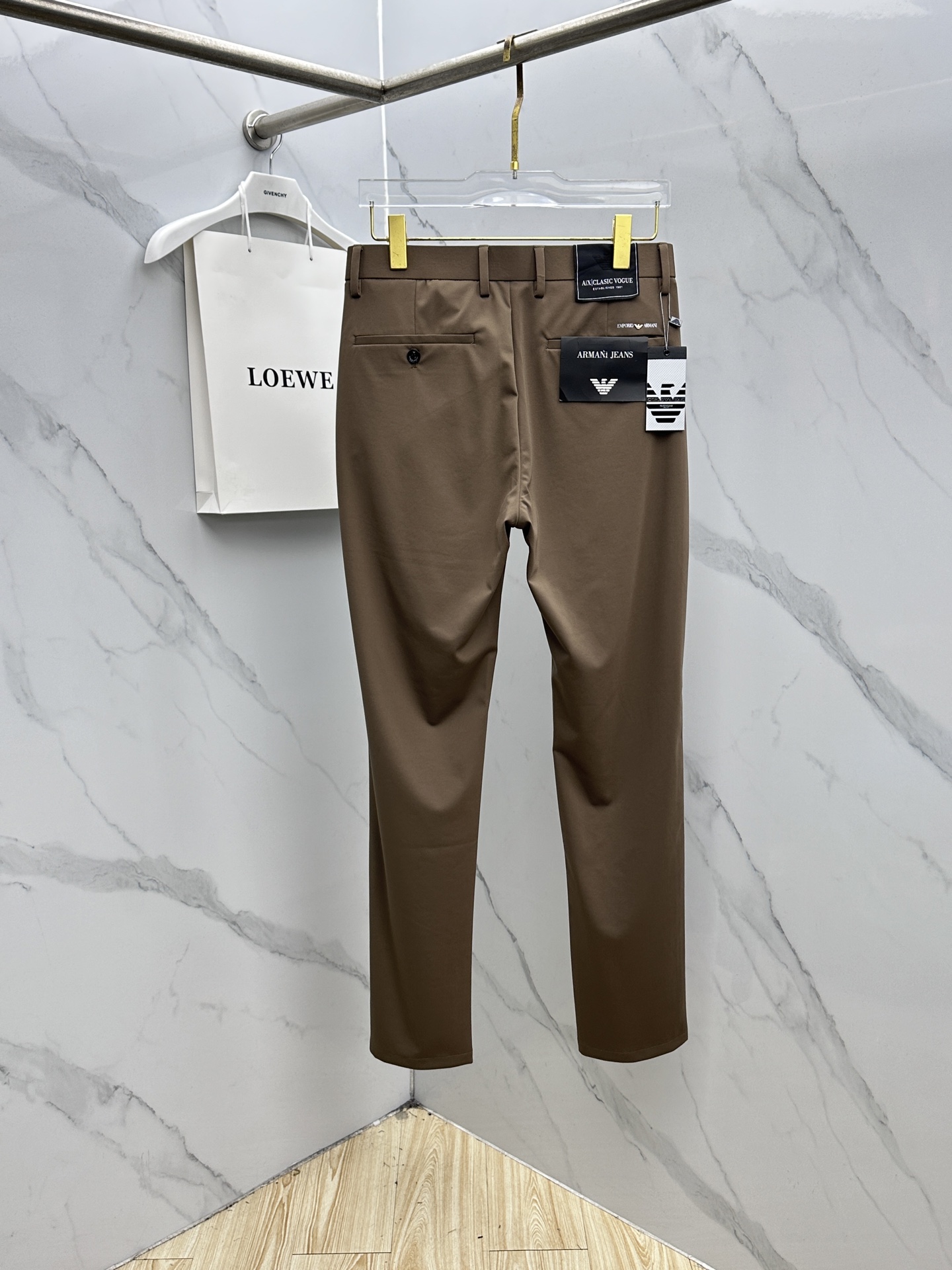 🆕Amani阿玛尼 春夏新品休闲裤西裤，官网同步发售，裤身工艺设计，客供辅料、面料定制，柔软丝滑，代工厂