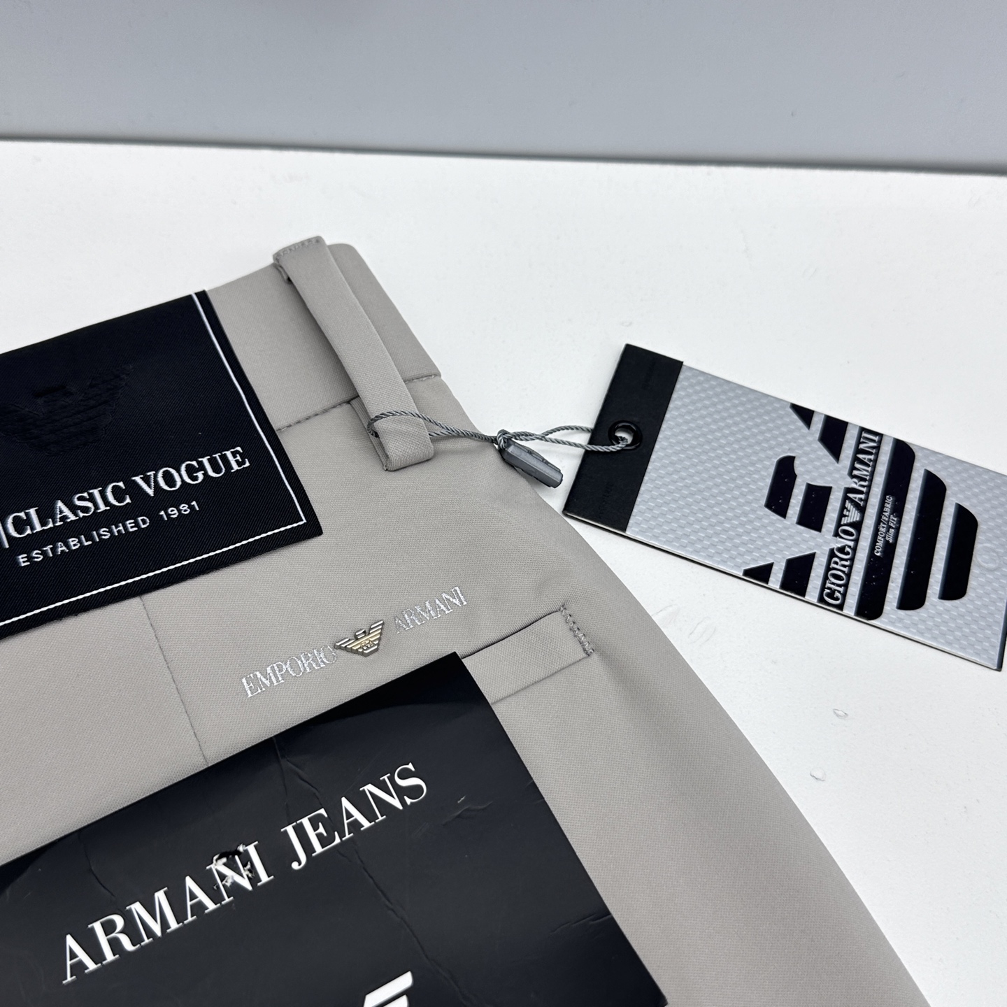 🆕Amani阿玛尼 春夏新品休闲裤西裤，官网同步发售，裤身工艺设计，客供辅料、面料定制，柔软丝滑，代工厂