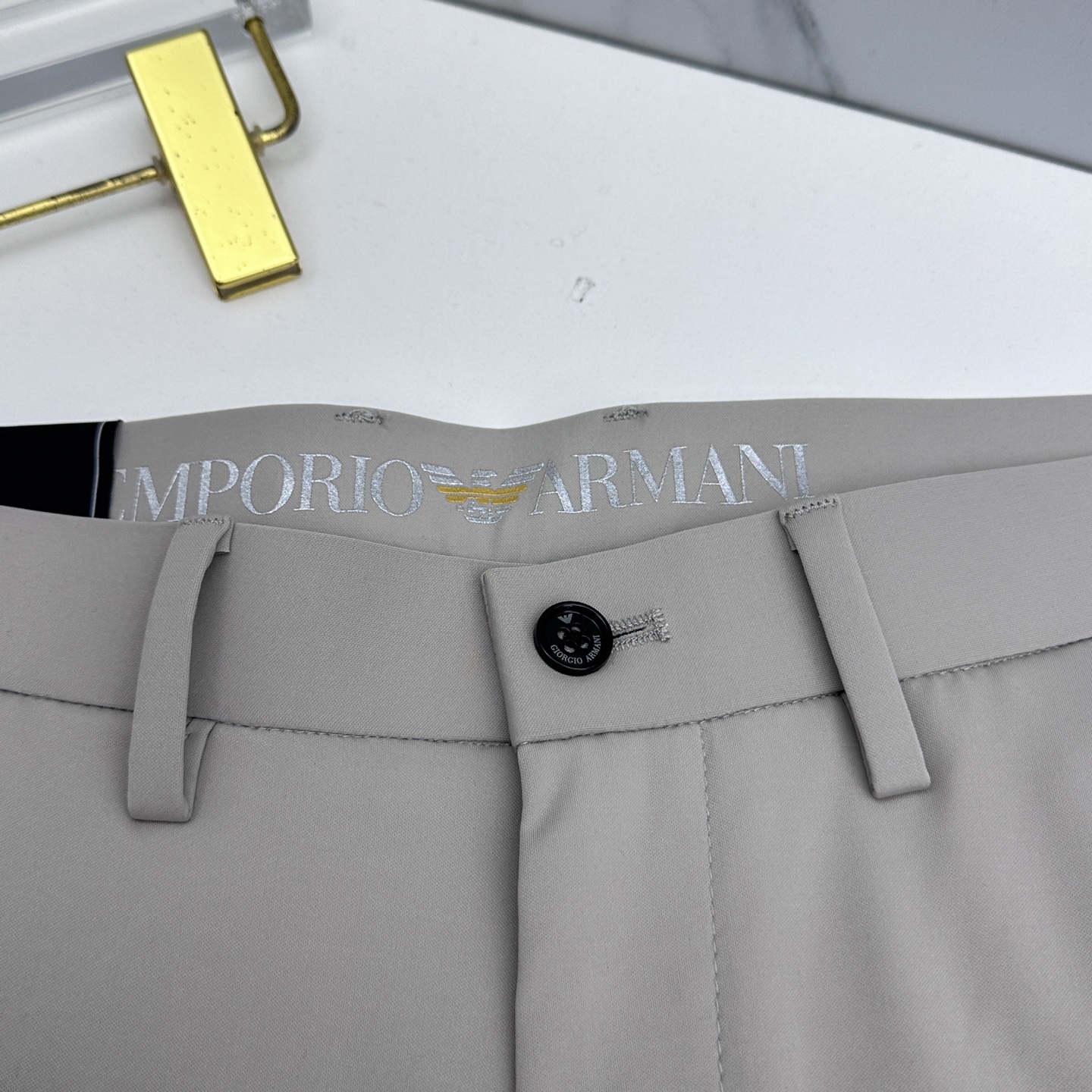 🆕Amani阿玛尼 春夏新品休闲裤西裤，官网同步发售，裤身工艺设计，客供辅料、面料定制，柔软丝滑，代工厂