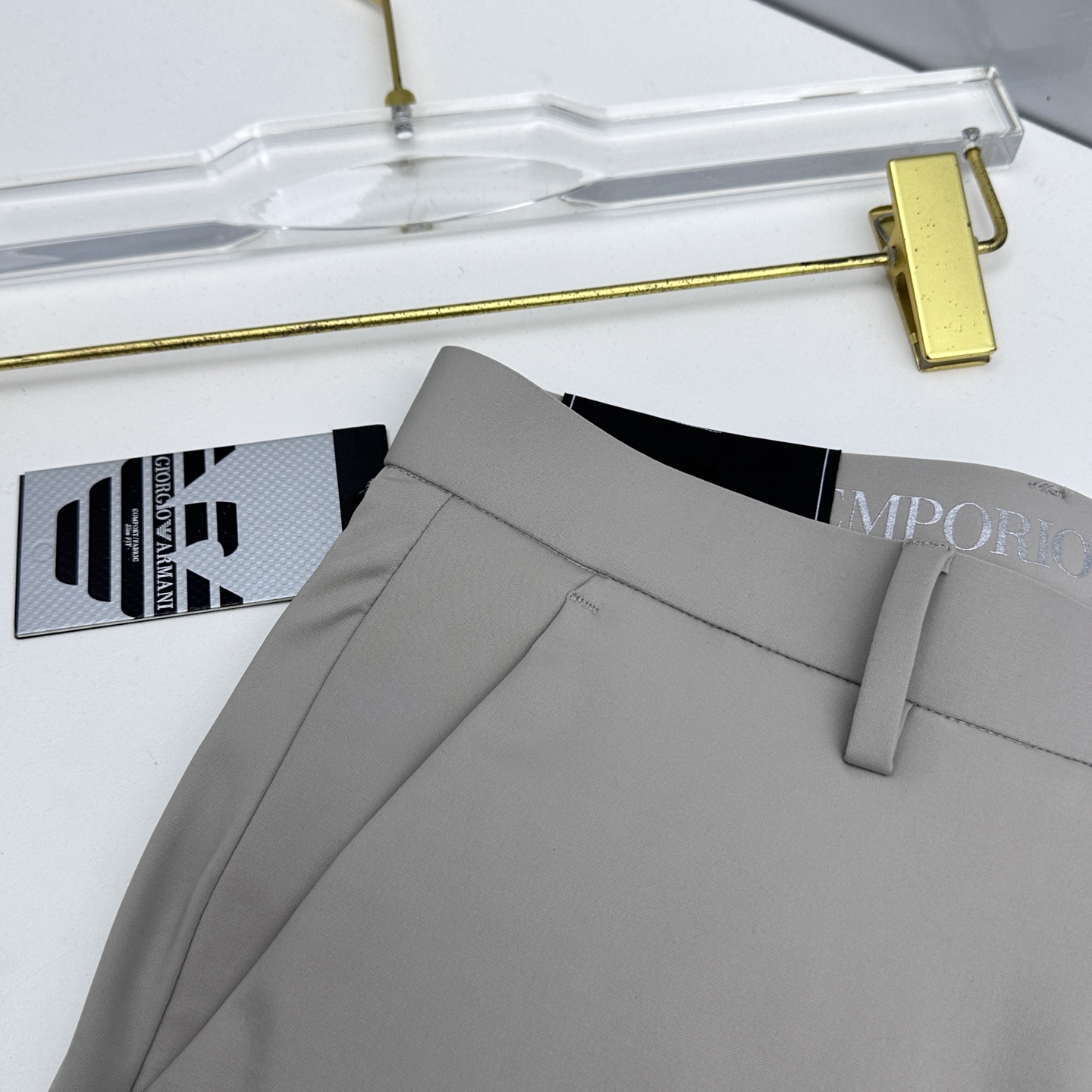 🆕Amani阿玛尼 春夏新品休闲裤西裤，官网同步发售，裤身工艺设计，客供辅料、面料定制，柔软丝滑，代工厂