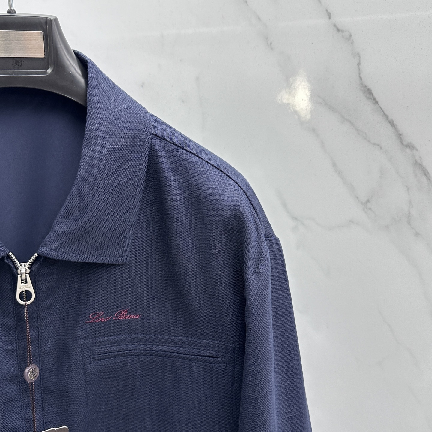 🆕Loro piana 早春轻奢老钱风棉麻系列，最新时尚翻领夹克外套.处处细节显工艺足够的高级 结构性剪