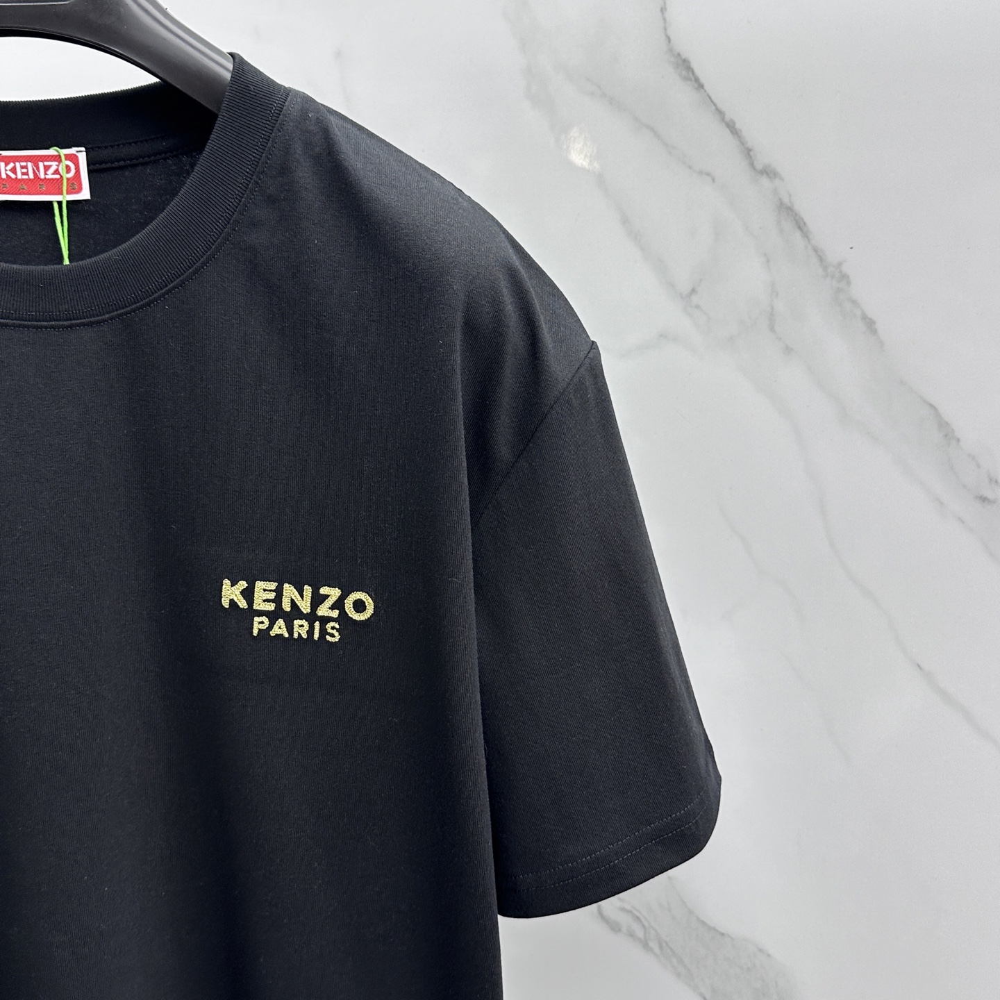 🆕KENZO 微阔 新款首发专柜最新款短袖圆领T恤 高端订制 胸前品牌logo重工艺设计 高端长绒棉面料
