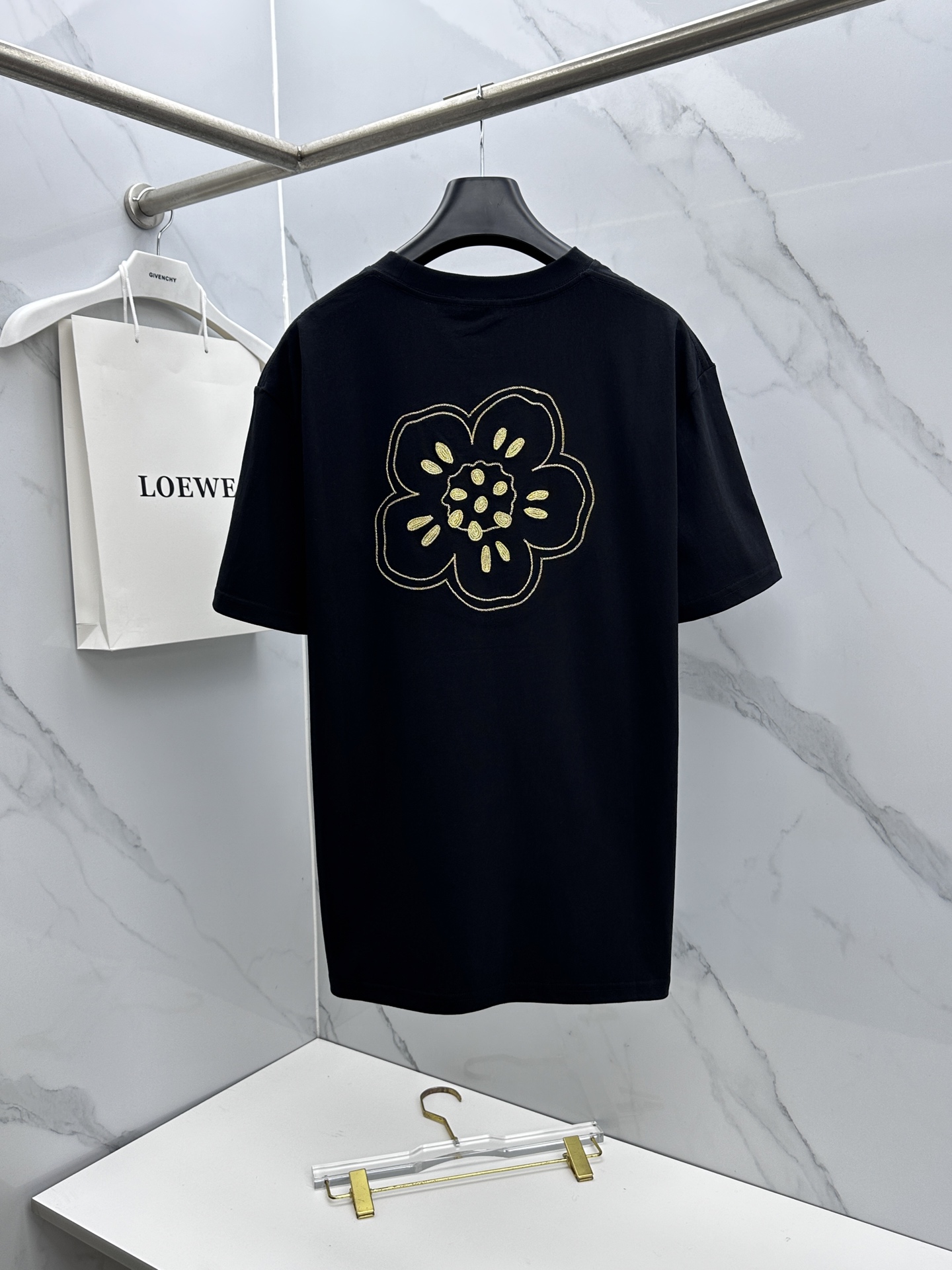 🆕KENZO 微阔 新款首发专柜最新款短袖圆领T恤 高端订制 胸前品牌logo重工艺设计 高端长绒棉面料