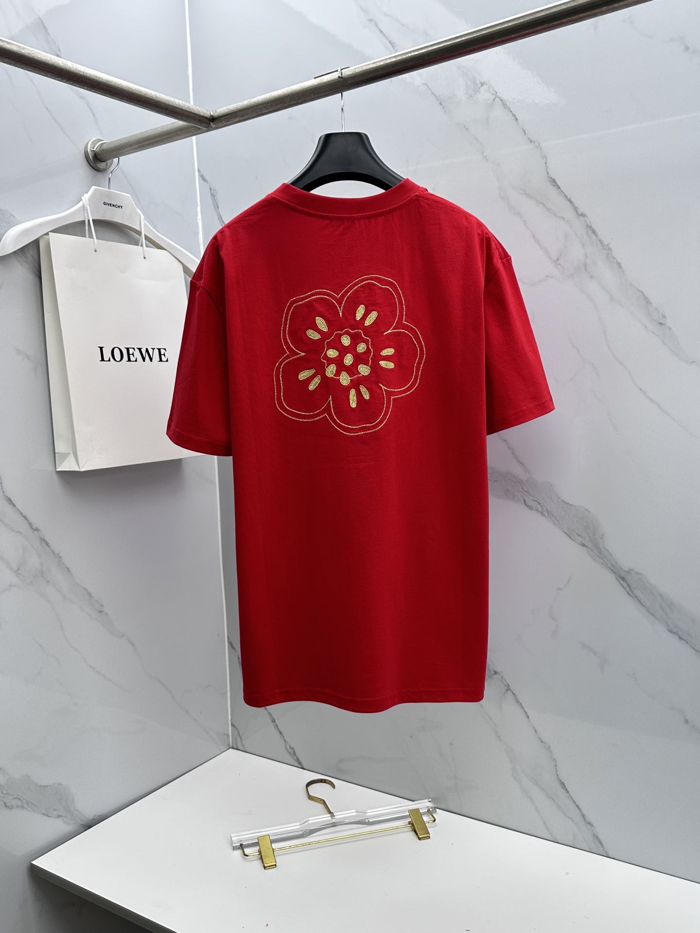 🆕KENZO 微阔 新款首发专柜最新款短袖圆领T恤 高端订制 胸前品牌logo重工艺设计 高端长绒棉面料