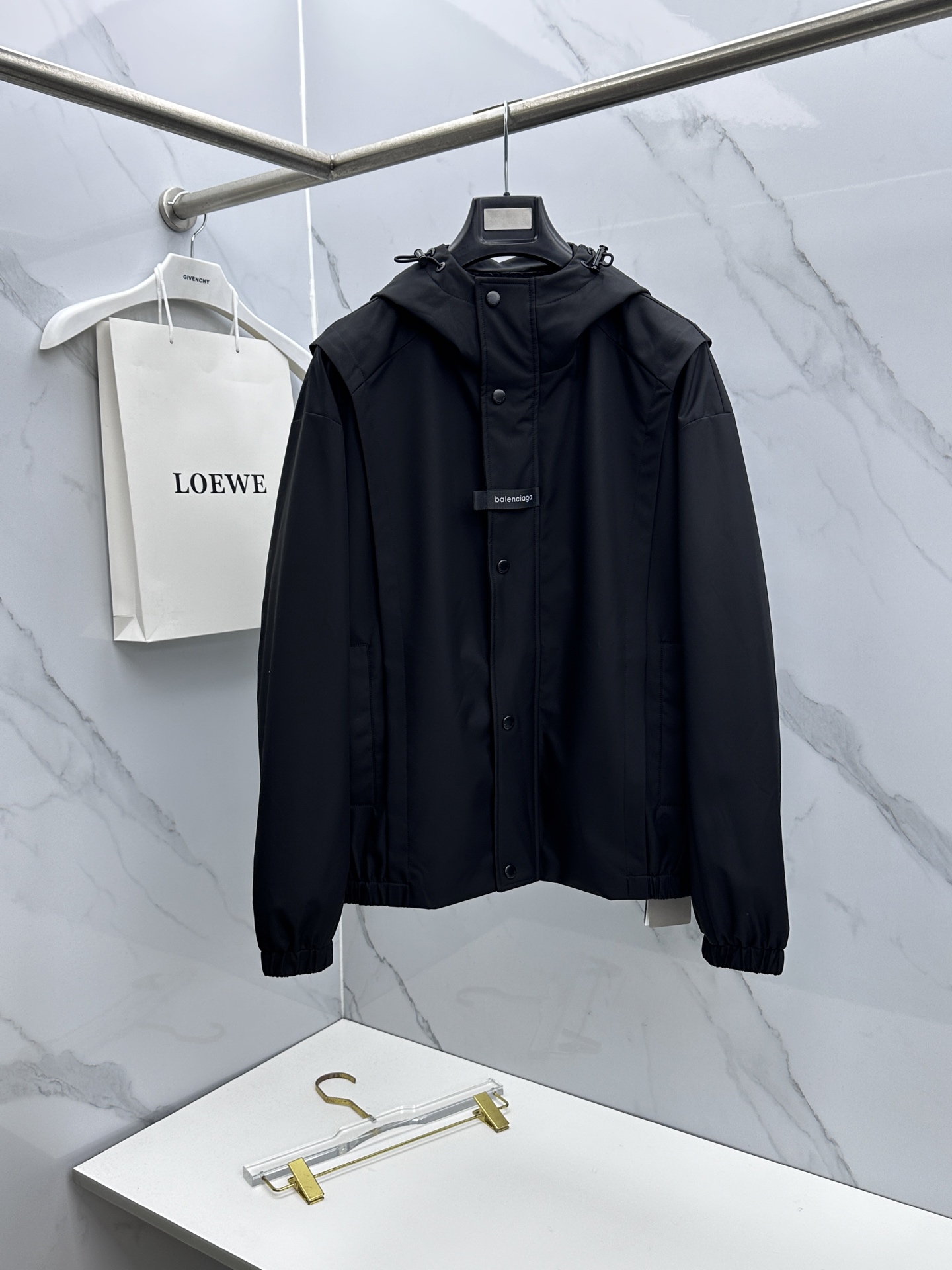 🆕 Balenciaga 巴黎世家 2026ss春季新款连帽夹克外套全高端版本！高定专柜面料辅料，透气舒