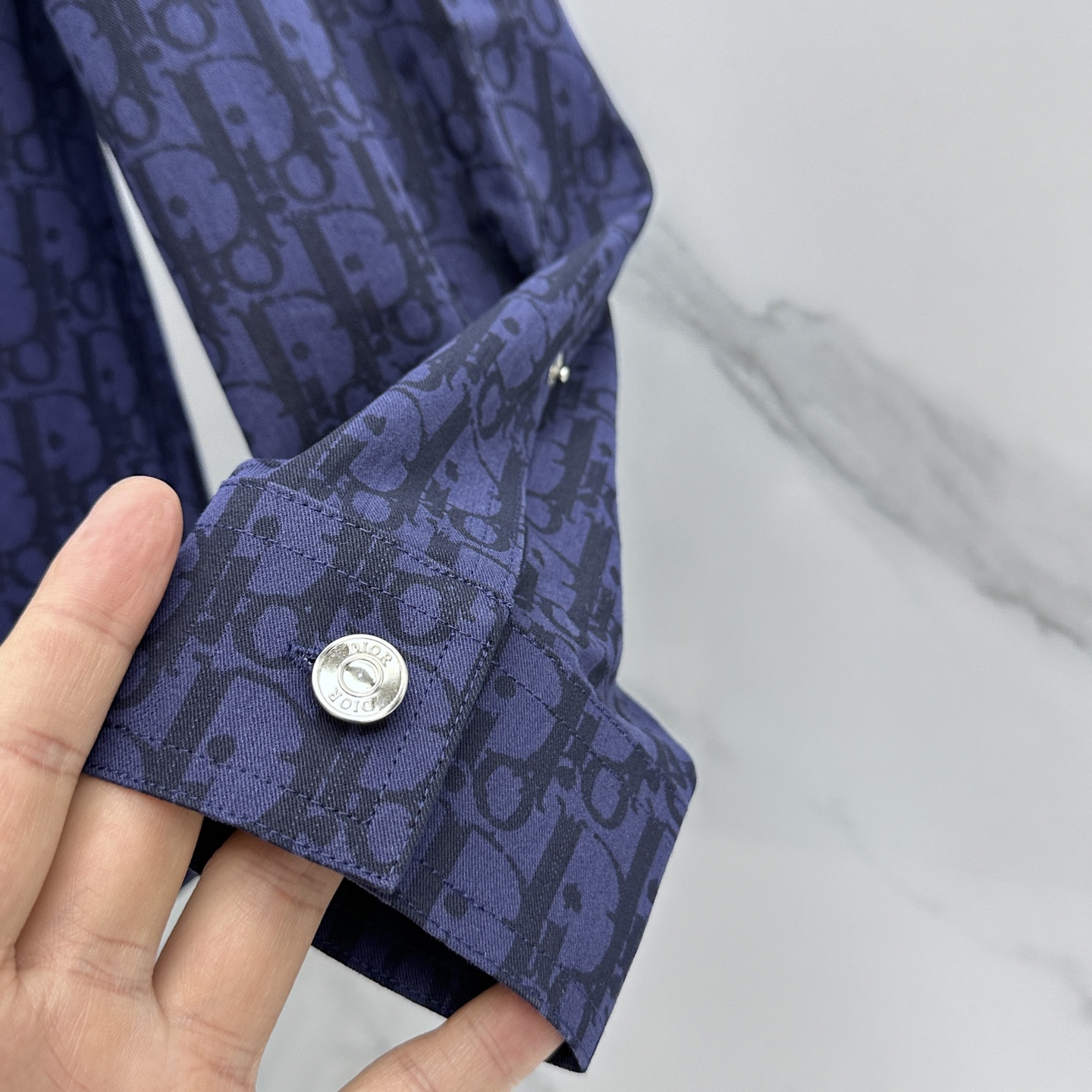 🆕Dior 迪奥 CD 2026ss春季新款衬衫 全身logo老花满印牛仔衬衫 定制水洗面料 超高工艺的