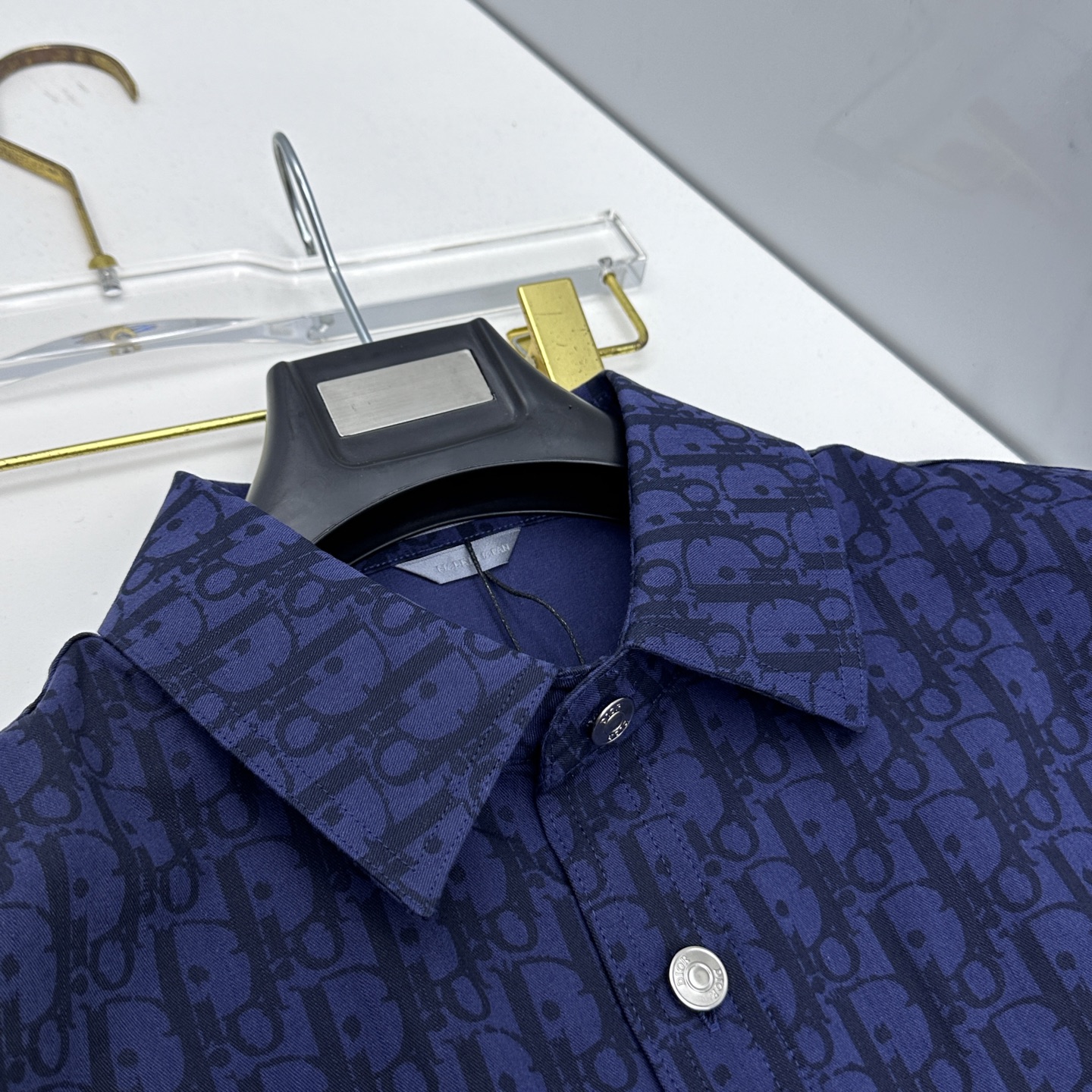 🆕Dior 迪奥 CD 2026ss春季新款衬衫 全身logo老花满印牛仔衬衫 定制水洗面料 超高工艺的