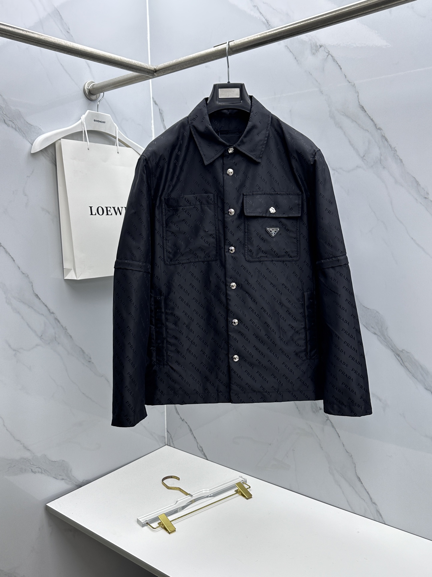 🆕Prada 普拉达 2026ss春季新款夹克外套全高端版本！高定专柜面料辅料，透气舒适度高，细节无可挑