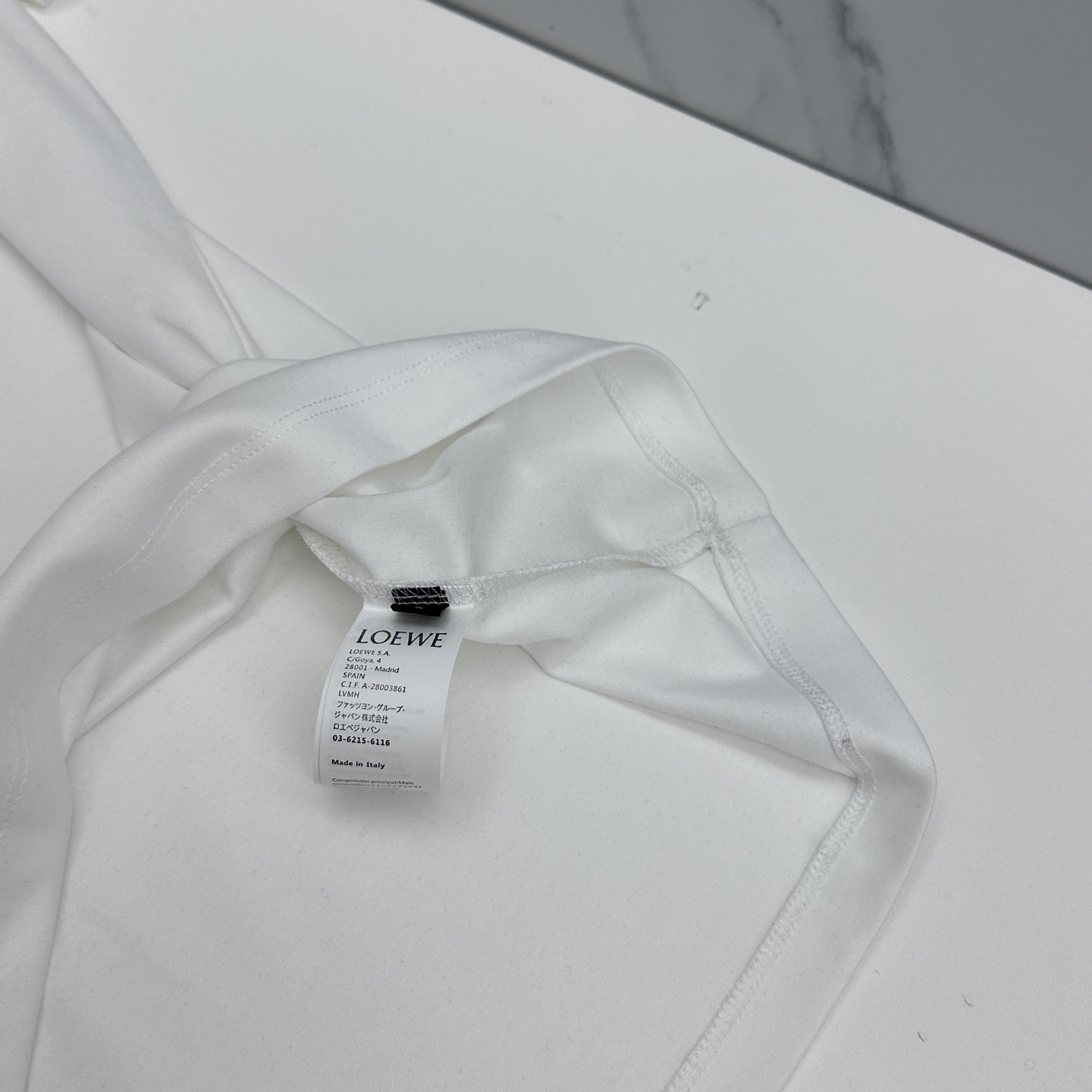 🆕LOEWE罗意威 新款首发专柜最新款短袖圆领T恤 高端订制 胸前品牌logo重工艺设计 高端长绒棉面料