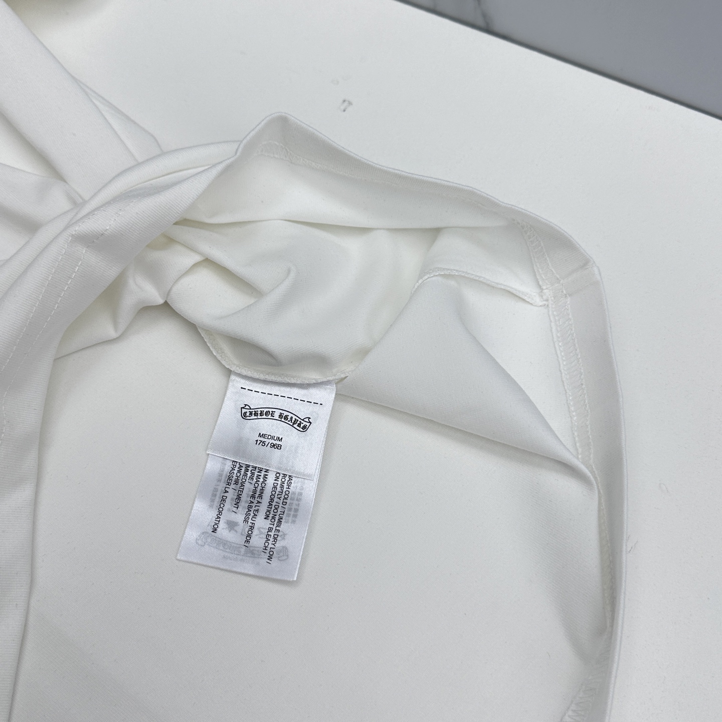 微阔🆕CH克罗心 新款首发专柜最新款短袖圆领T恤 高端订制 胸前品牌logo重工艺设计 高端长绒棉面料.