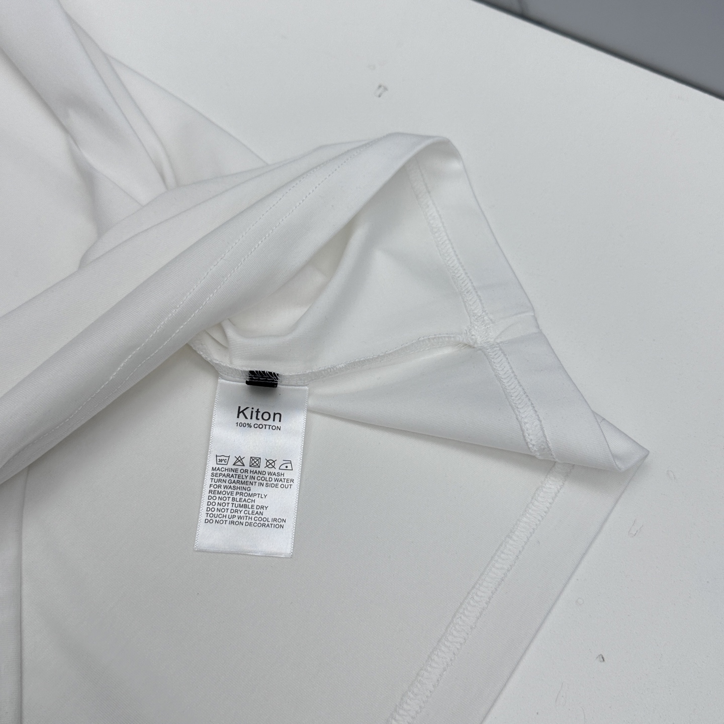 🆕kiton 新款首发专柜最新款短袖圆领T恤 高端订制官网同步 简约日常 高端长绒棉面料.手感柔软.穿着