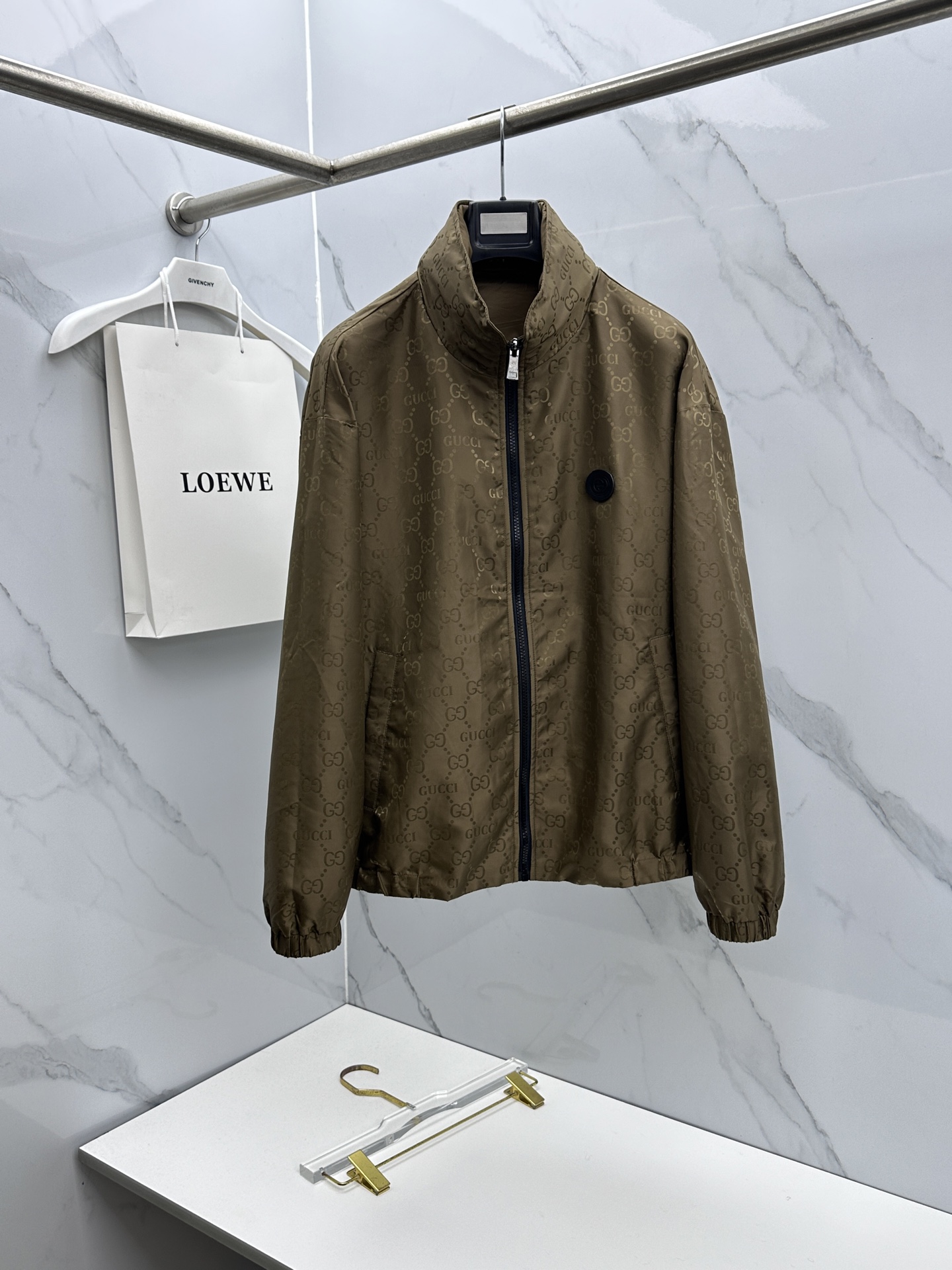 🆕Gucci 古奇 双面穿 2026ss春季新款连帽夹克外套全高端版本！高定专柜面料辅料，透气舒适度高，