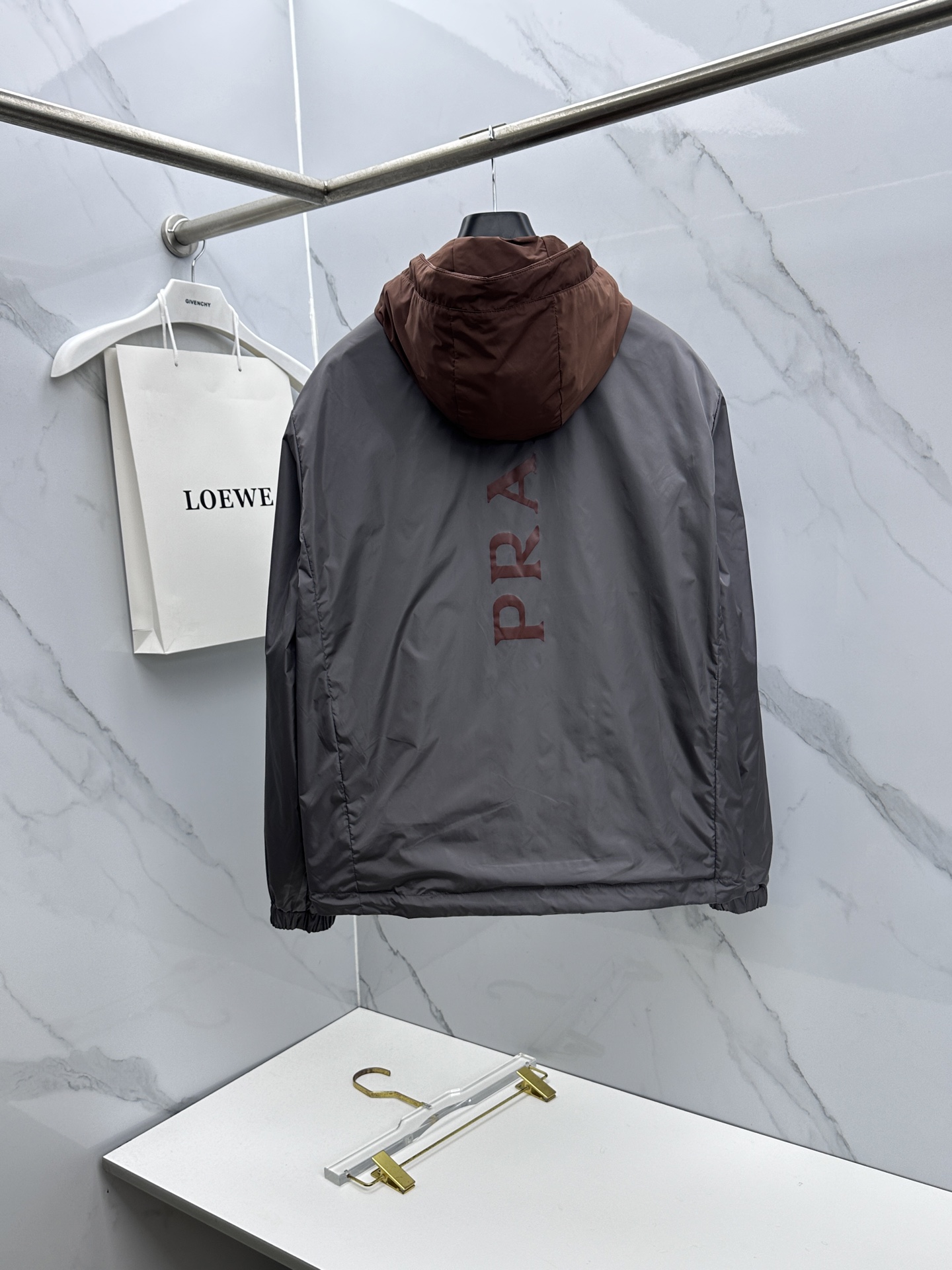 🆕Prada 普拉达 双面穿 2026ss春季新款连帽夹克外套全高端版本！高定专柜面料辅料，透气舒适度高