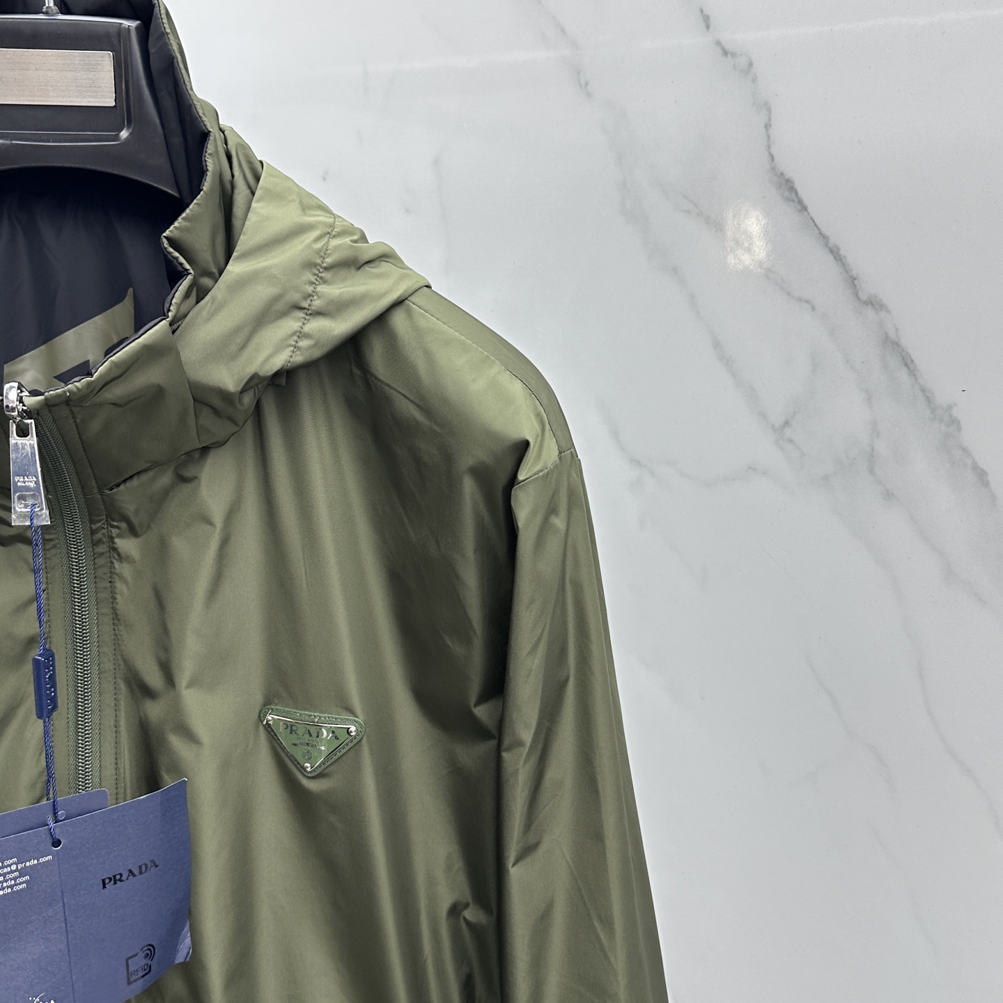 🆕Prada 普拉达 双面穿 2026ss春季新款连帽夹克外套全高端版本！高定专柜面料辅料，透气舒适度高