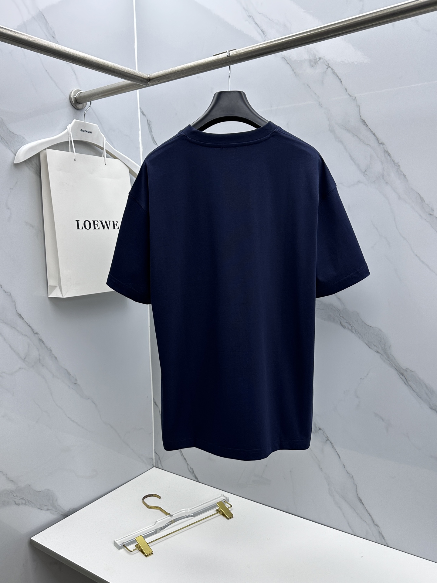 🆕LOEWE罗意威 新款首发专柜最新款短袖圆领T恤 高端订制官网同步 简约日常 胸口口袋刺绣logo 高