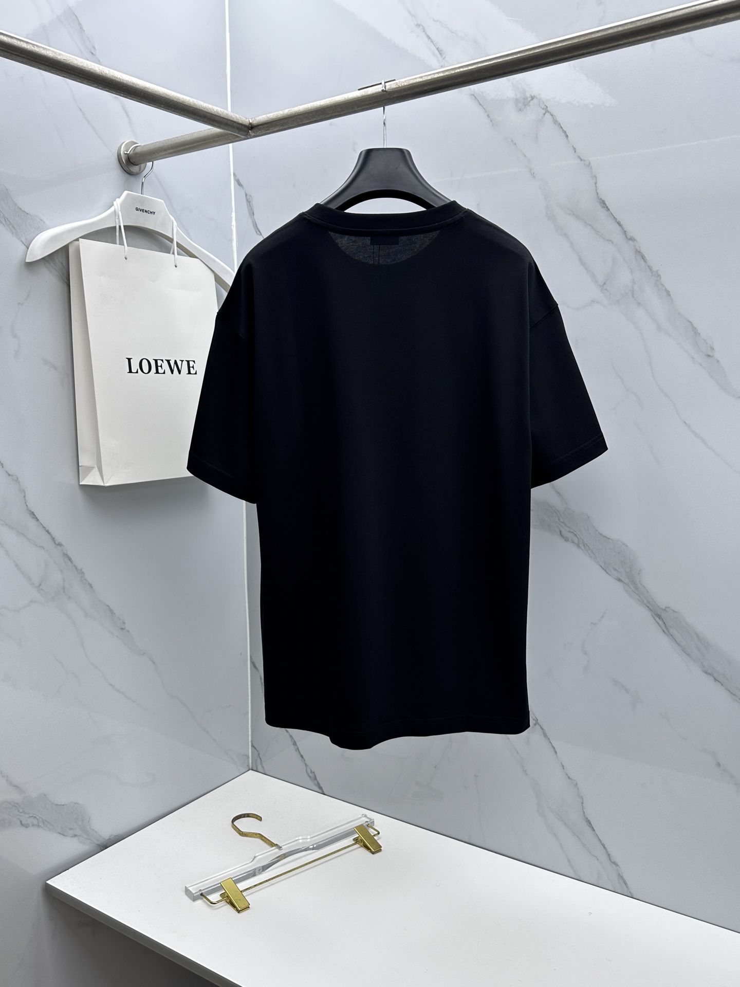 🆕LOEWE罗意威 新款首发专柜最新款短袖圆领T恤 高端订制官网同步 简约日常 胸口口袋刺绣logo 高